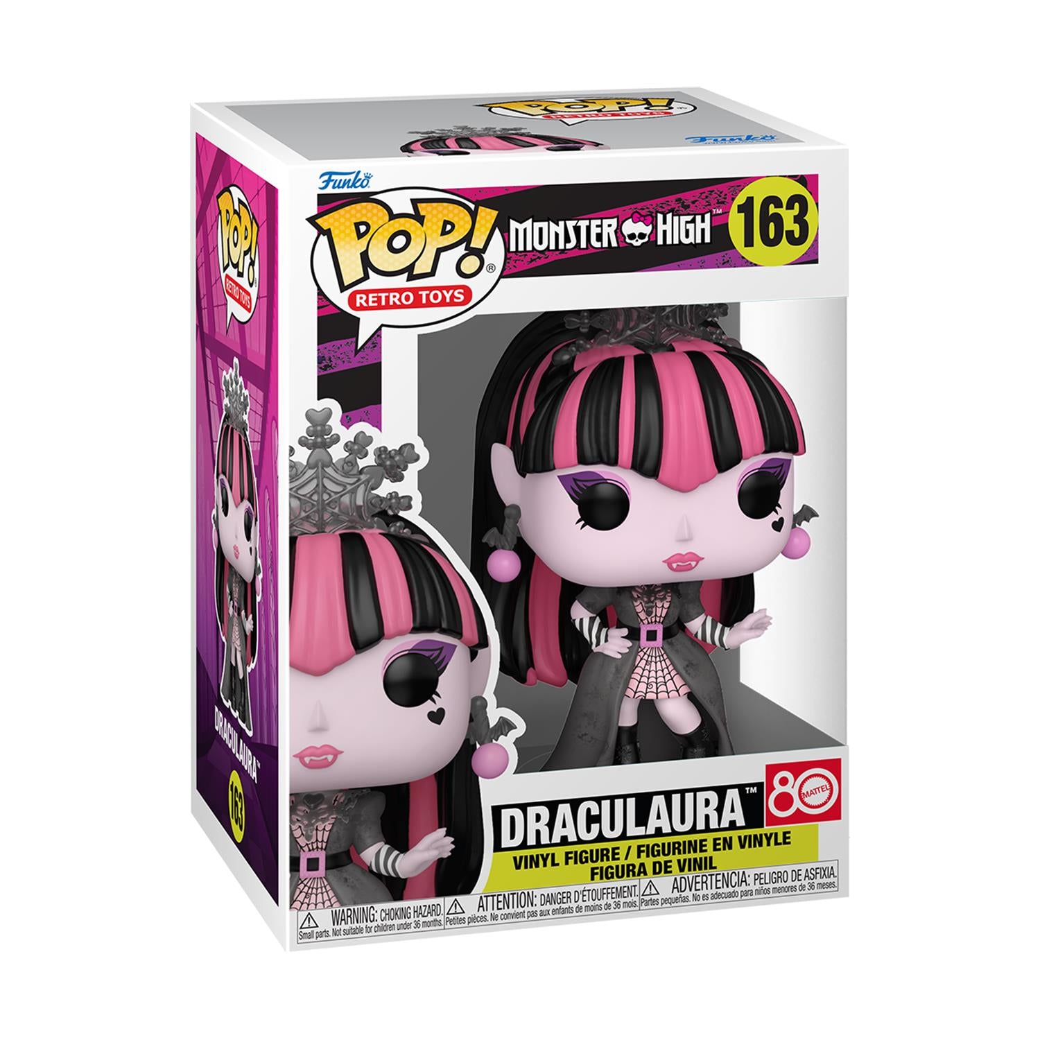 Funko Pop! Retro Toys: 80 Mattel Monster High - Draculaura #163 Vinyl Figure