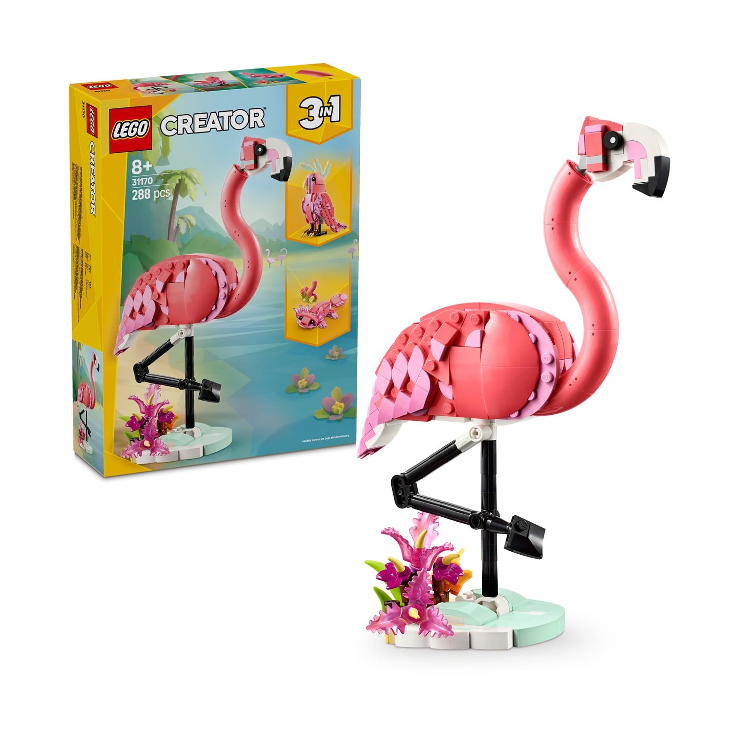 LEGO® Creator: Wild Animals: Pink Flamingo 3 in 1 (31170) - Sunday Habit