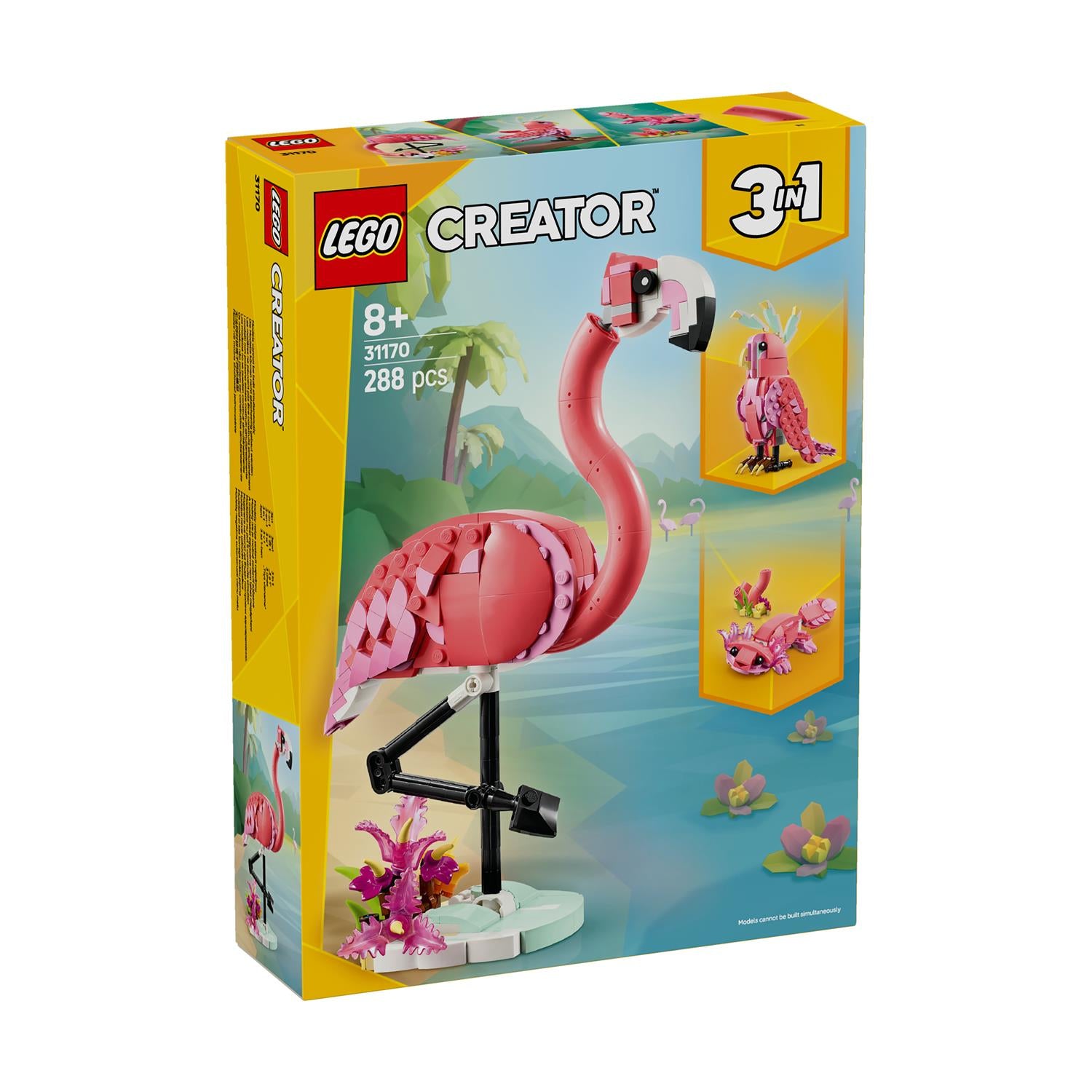 LEGO® Creator: Wild Animals: Pink Flamingo 3 in 1 (31170) - Sunday Habit