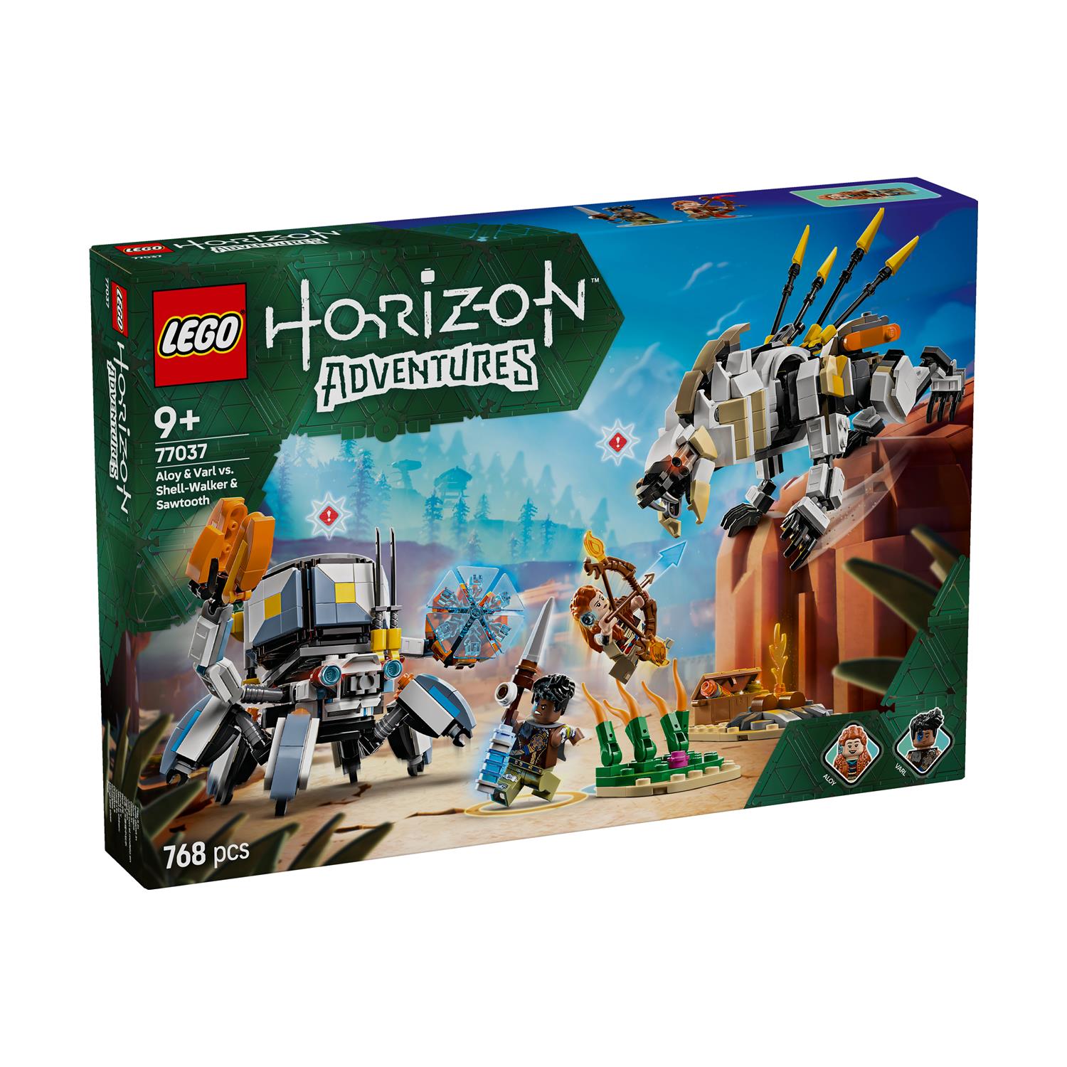 LEGO® Horizon: Adventures - Aloy & Varl Vs. Shell-Walker & Sawtooth (77037) - Sunday Habit