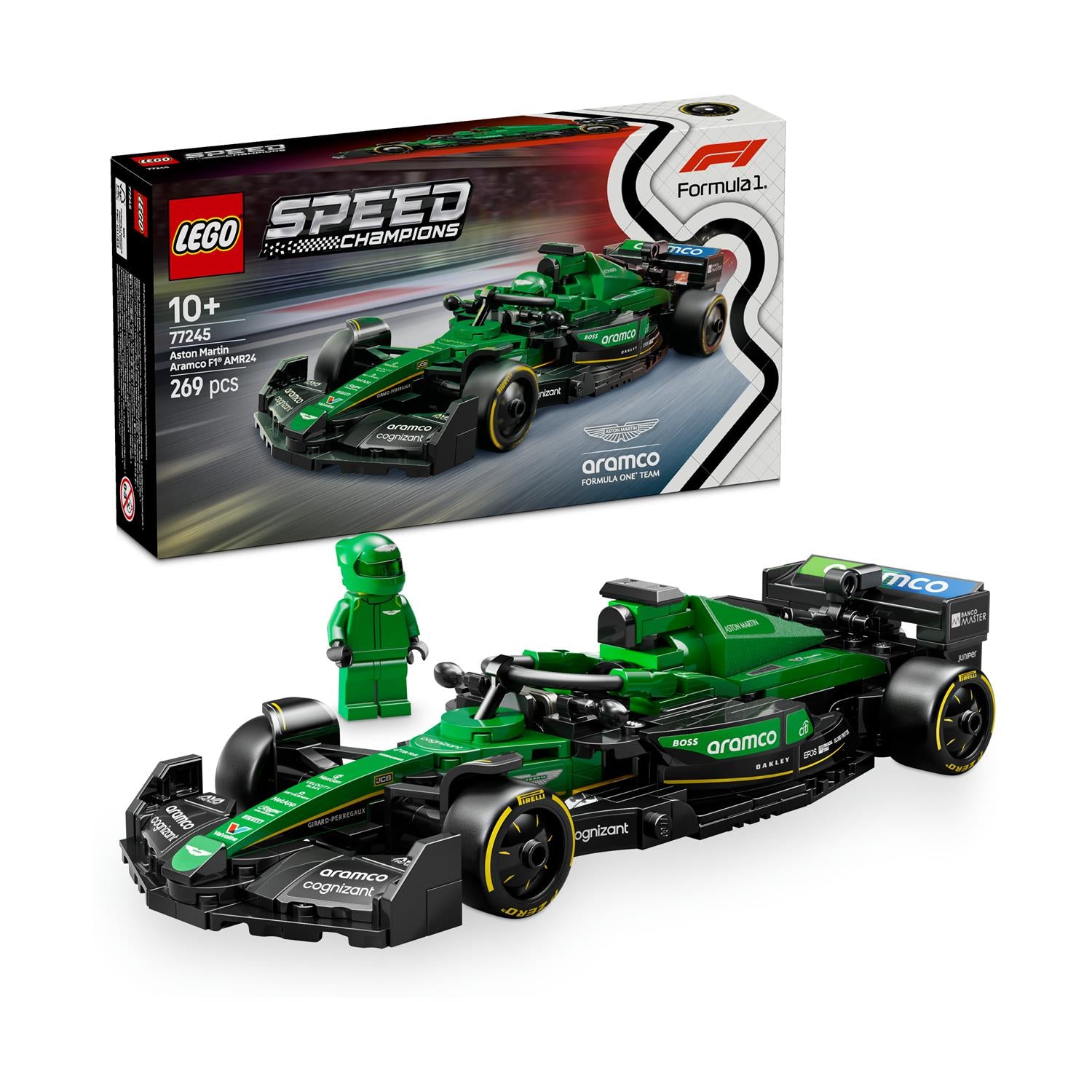 LEGO® Speed Champions: Aston Martin Aramco F1® Amr24 Race Car (77245) - Sunday Habit