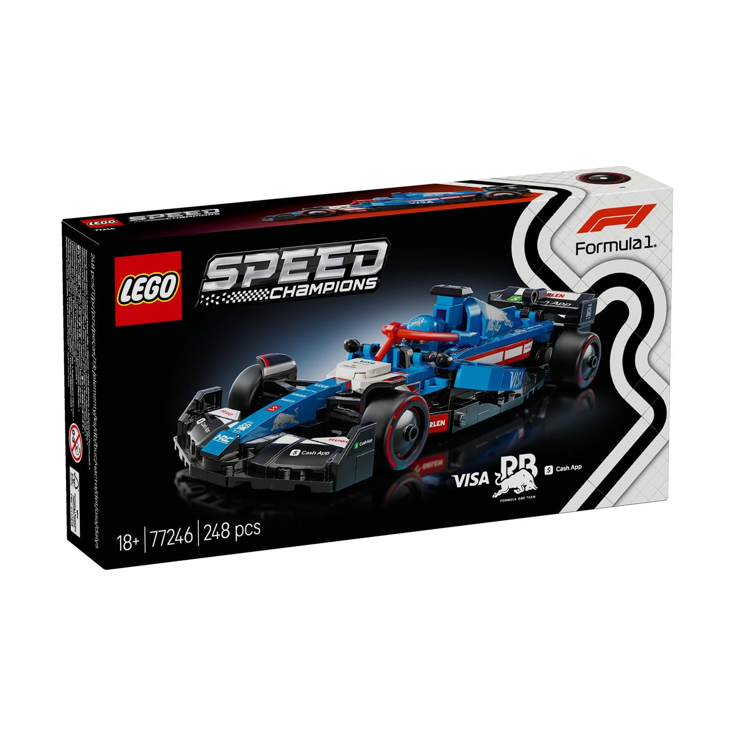 LEGO® Speed Champions: Visa Cash App Rb Vcarb 01 F1® Race Car (77246) - Sunday Habit