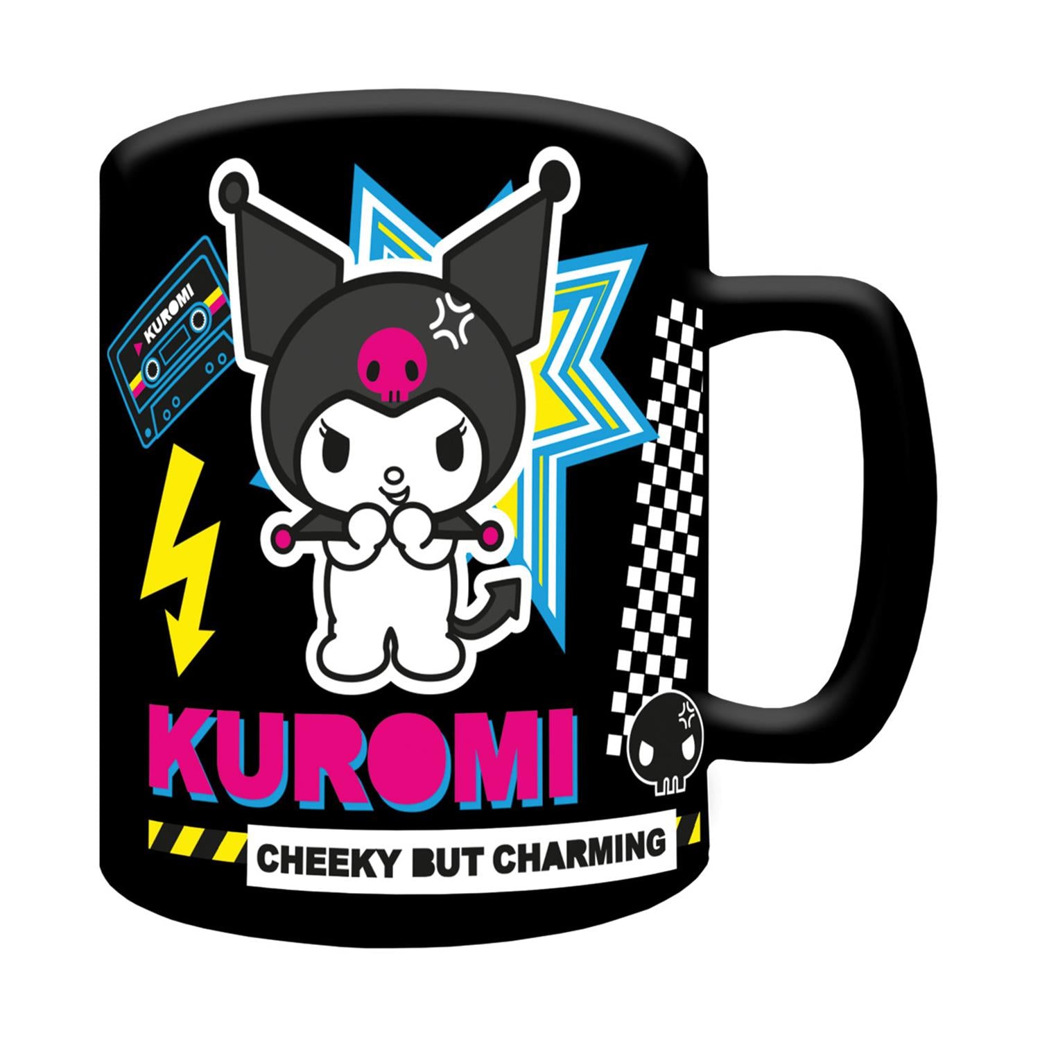 Pyramid Sanrio Kuromi - Cheeky Punky Fuzzy Mug (FZMG2401857) - Sunday Habit