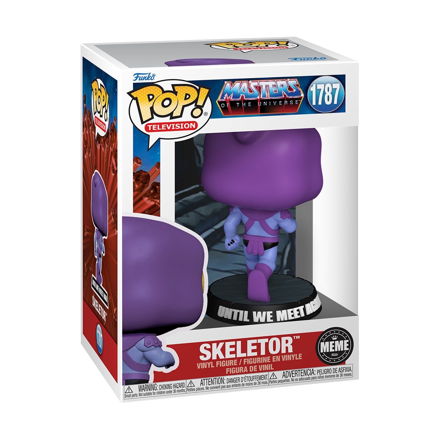 Funko Pop! Television Meme: Masters of The Universe - Skeletor (Until We Meet Again) #1787 Vinyl Figure