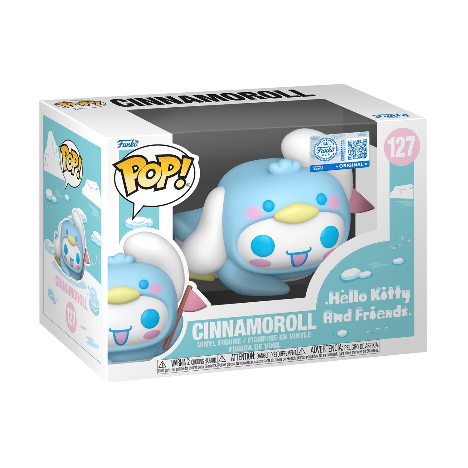 Funko Pop! Sanrio: Hello Kitty & Friends - Cinnamoroll (Penguin)(Special Edition) #127 Vinyl Figure - Sunday Habit