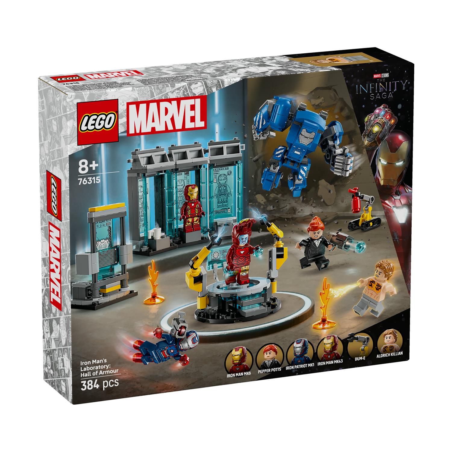 LEGO® Marvel: Iron Man’s Laboratory - Hall of Armor (76315)