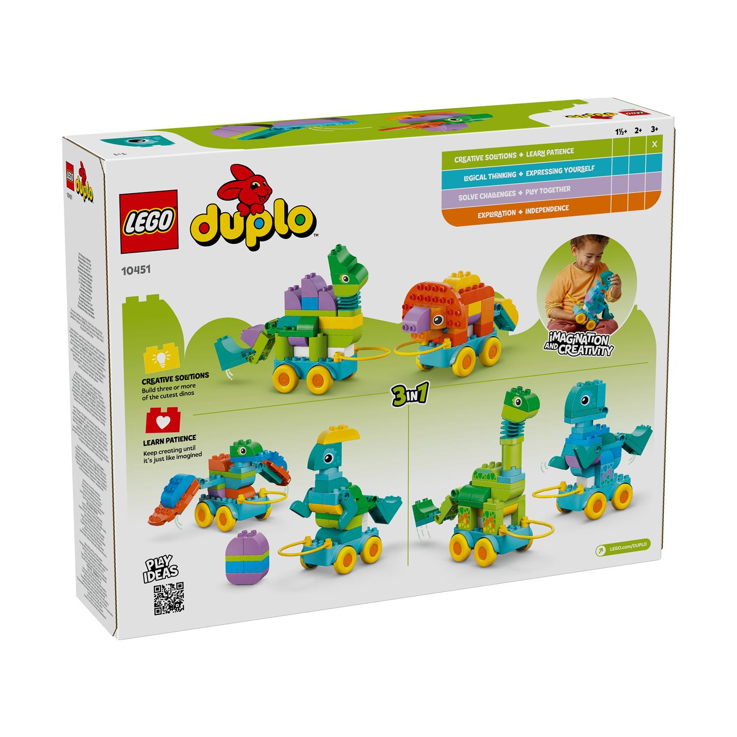 LEGO® DUPLO® Town: 3in1 Dinosaurs on Wheels (10451) - Sunday Habit