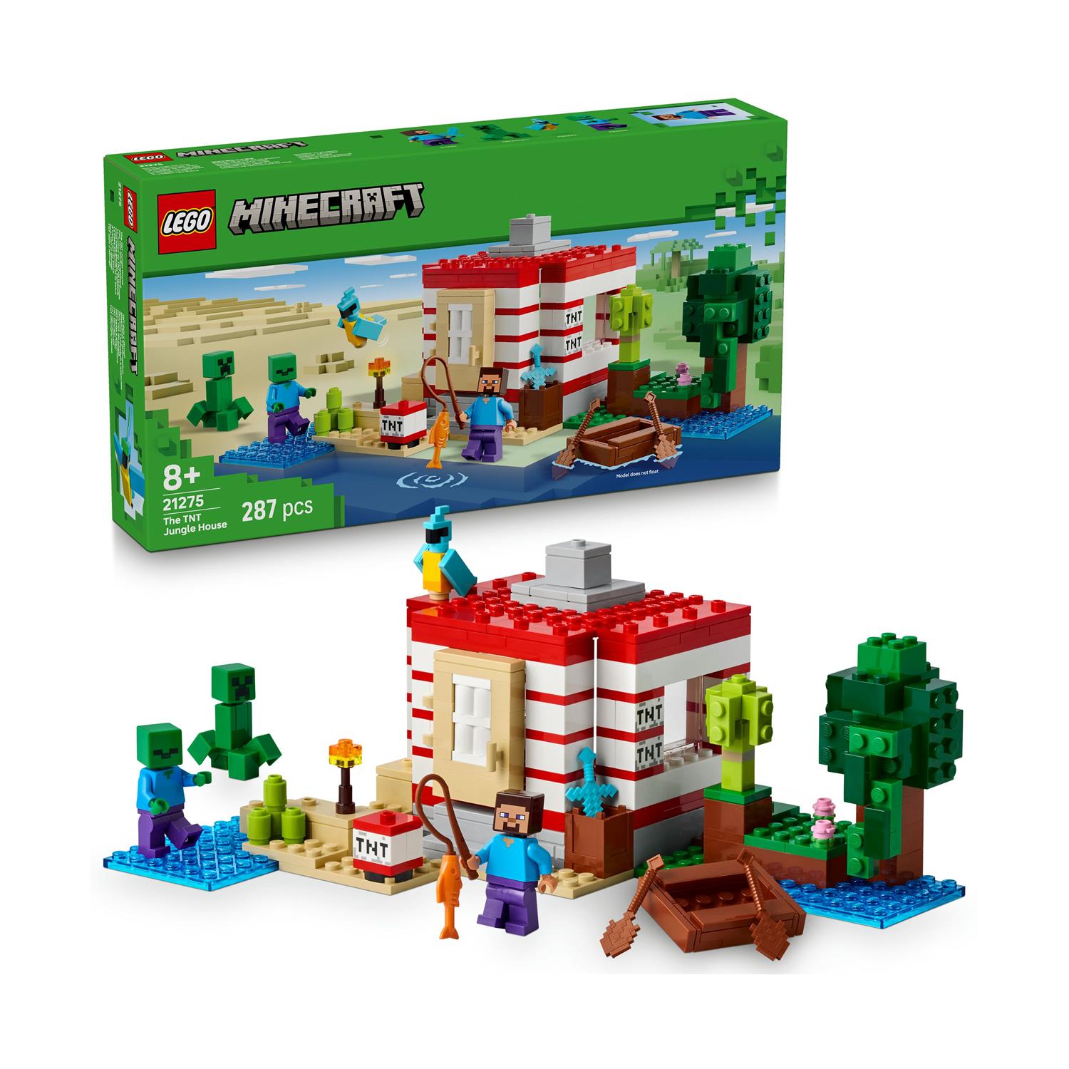 LEGO® Minecraft®: The TNT Jungle House (21275)