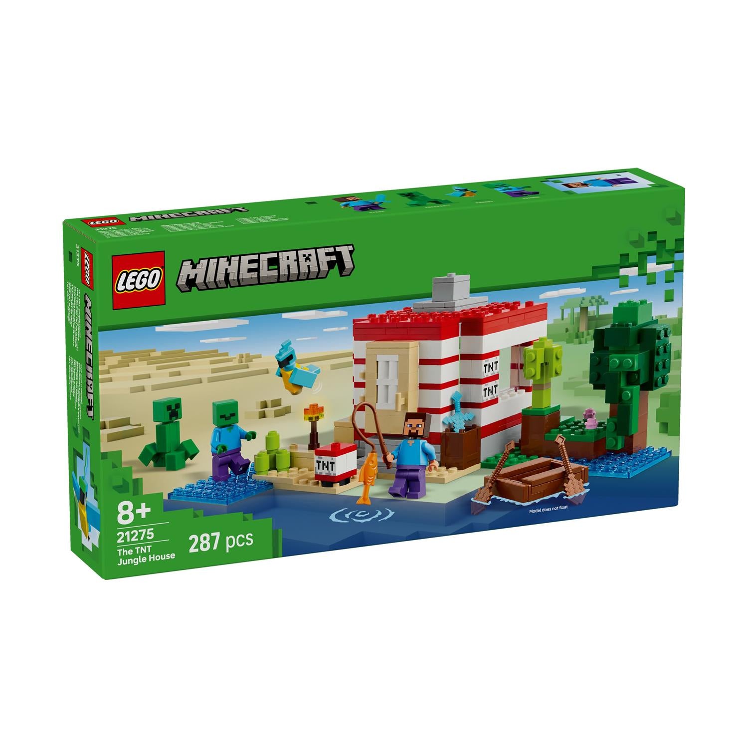 LEGO® Minecraft®: The TNT Jungle House (21275)