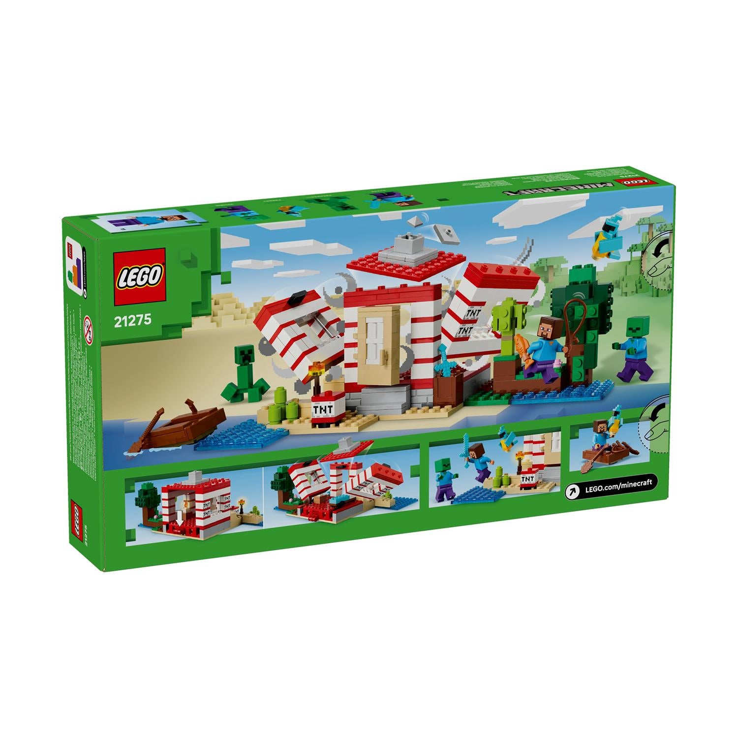 LEGO® Minecraft®: The TNT Jungle House (21275)
