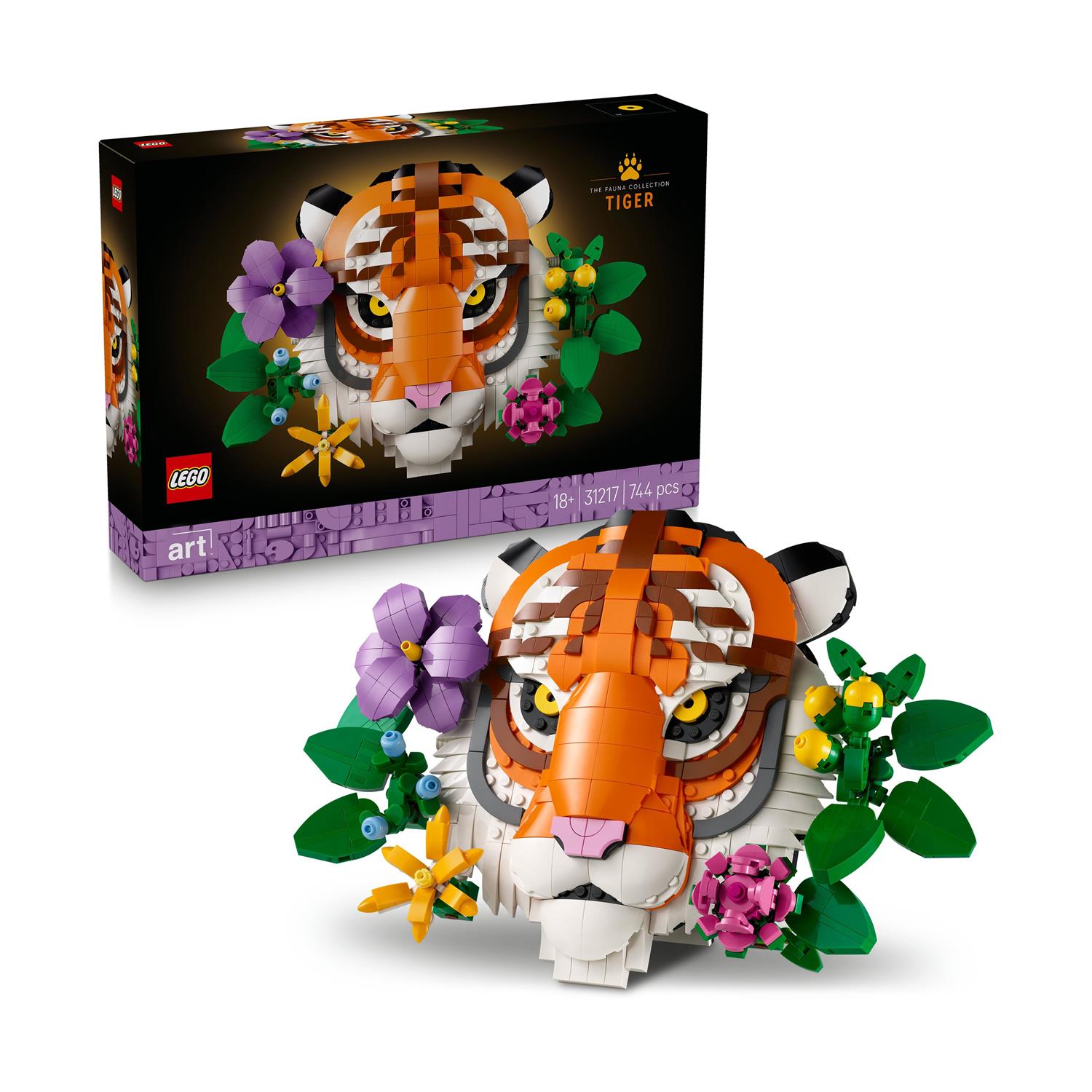 LEGO® Art: The Fauna Collection - Tiger (31217) - Sunday Habit