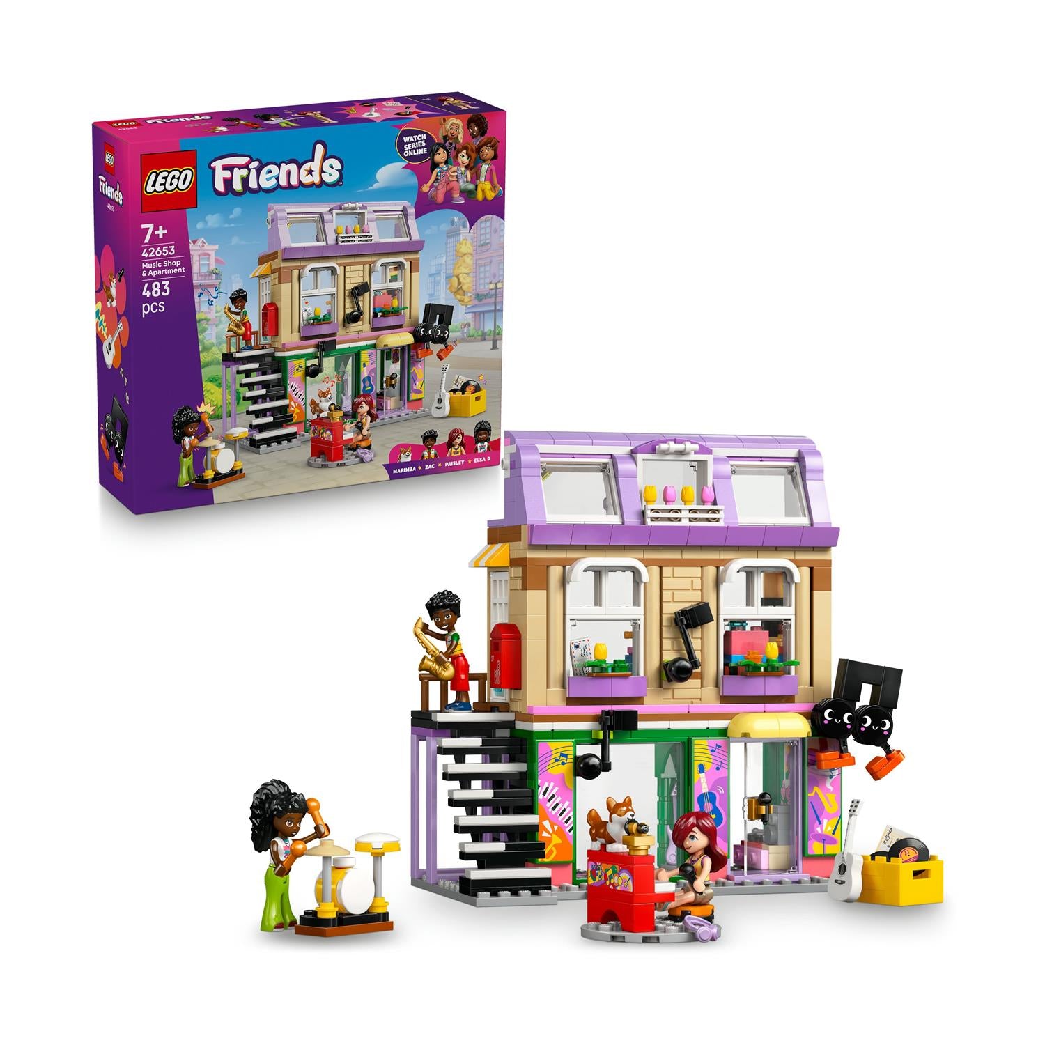 LEGO® Friends: Music Store & Apartment (42653) - Sunday Habit