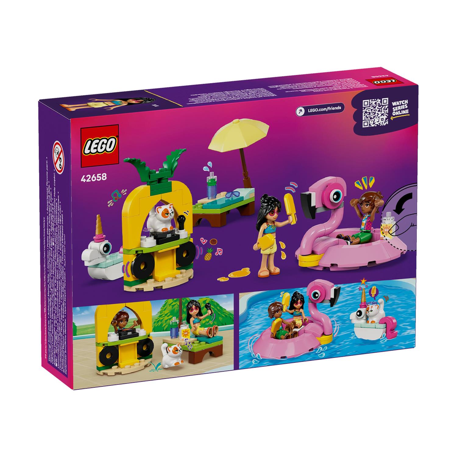 LEGO® Friends: Unicorn & Flamingo Pool Party (42658)