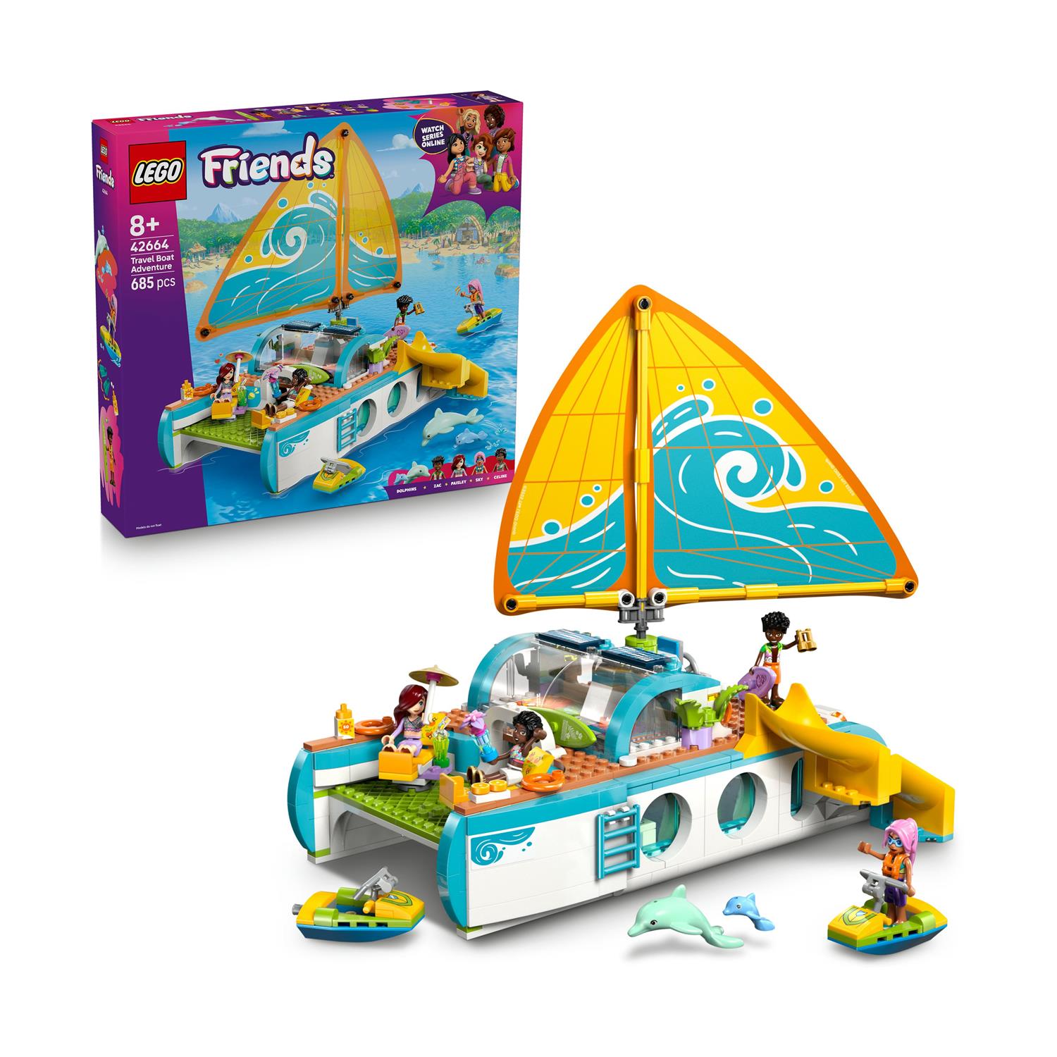 LEGO Friends Приключение Travel Boat Adventure 42664 - Sunday Habit