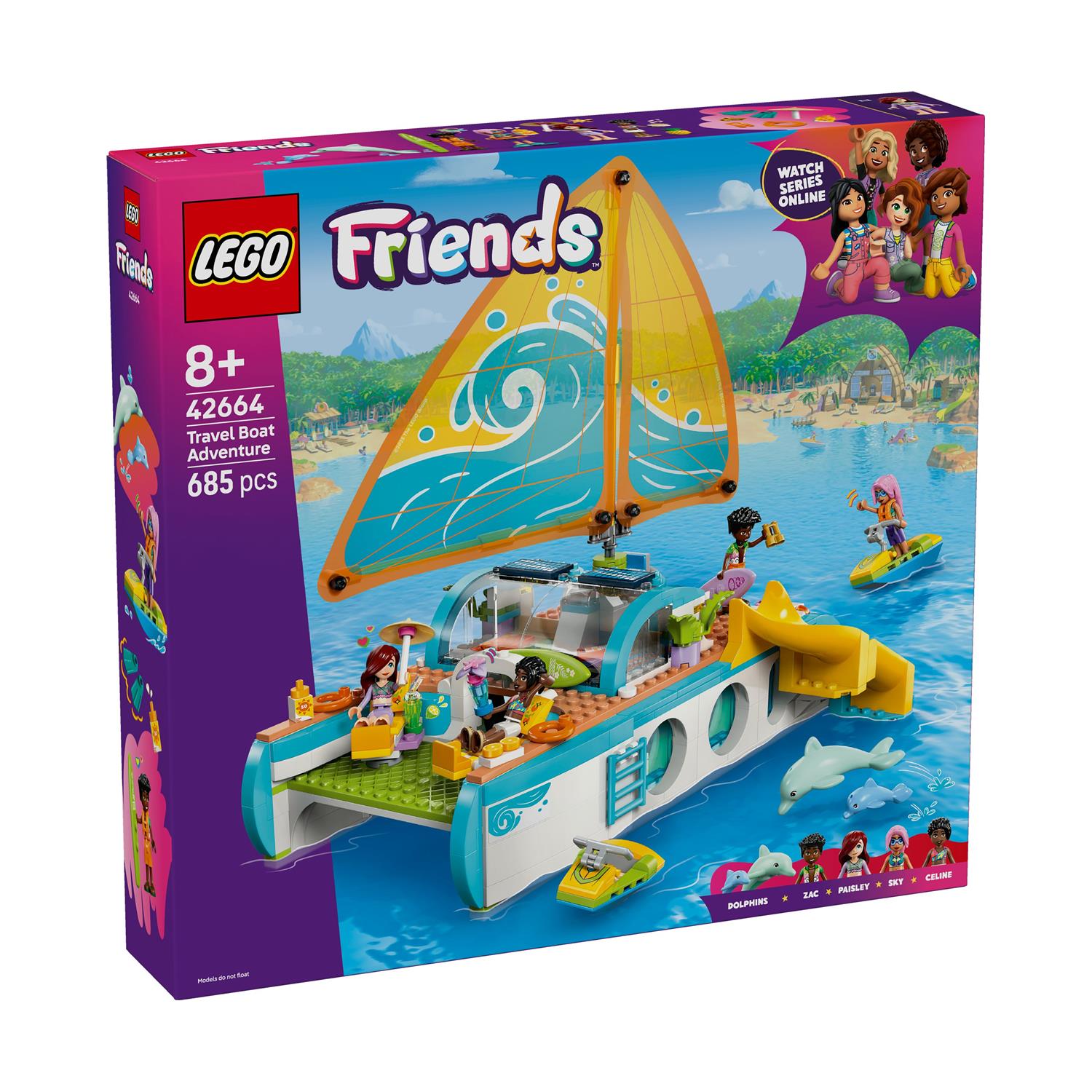 LEGO Friends Приключение Travel Boat Adventure 42664 - Sunday Habit