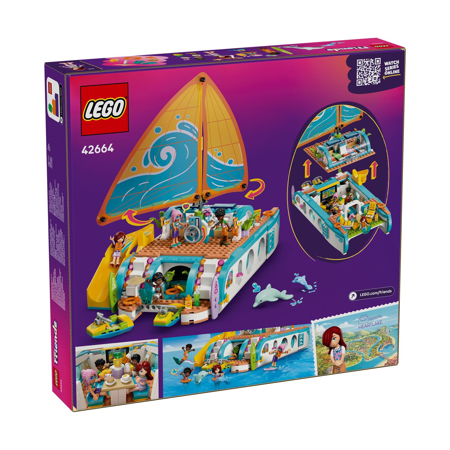LEGO Friends Приключение Travel Boat Adventure 42664 - Sunday Habit