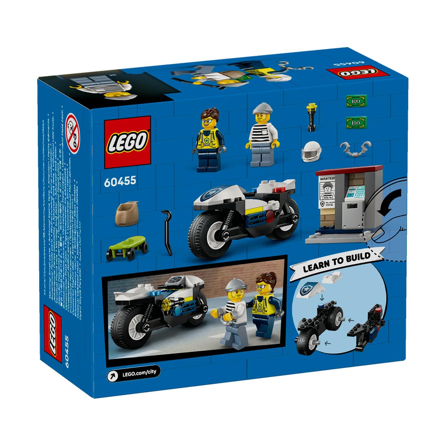 LEGO® City: Police Motorcycle Chase (60455) - Sunday Habit