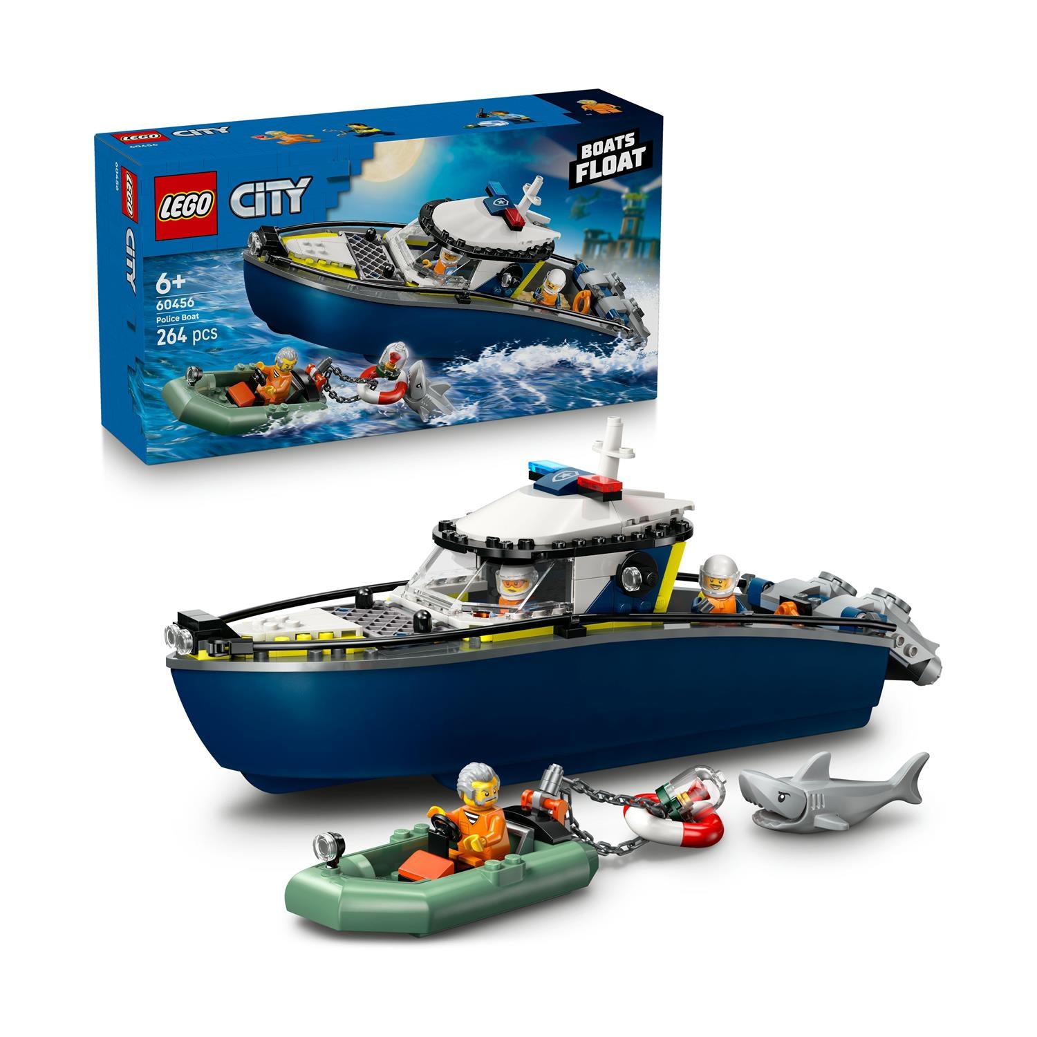 LEGO® City: Police Boat Chase (60456) - Sunday Habit