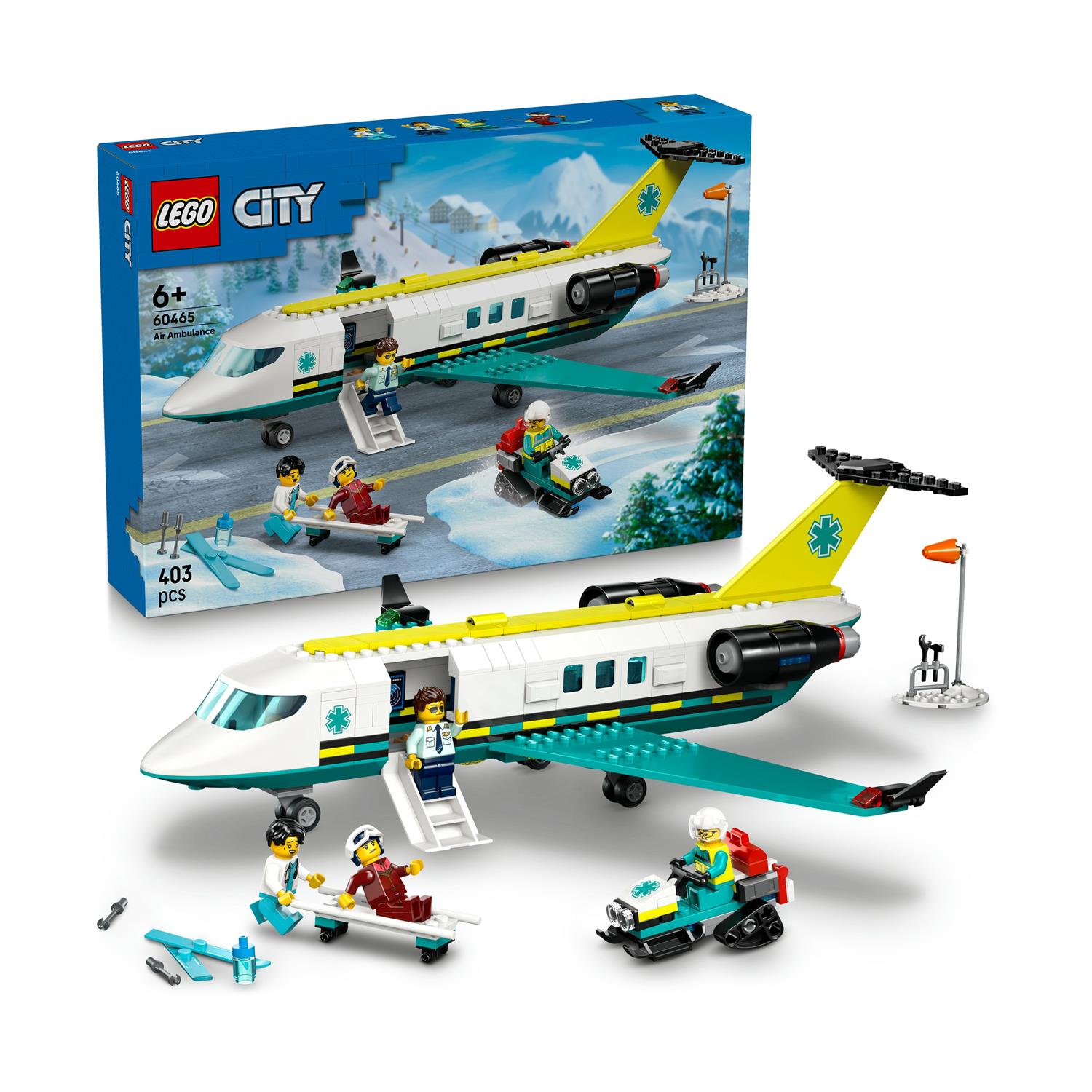 LEGO® City: Emergency Air Ambulance Plane (60465) - Sunday Habit