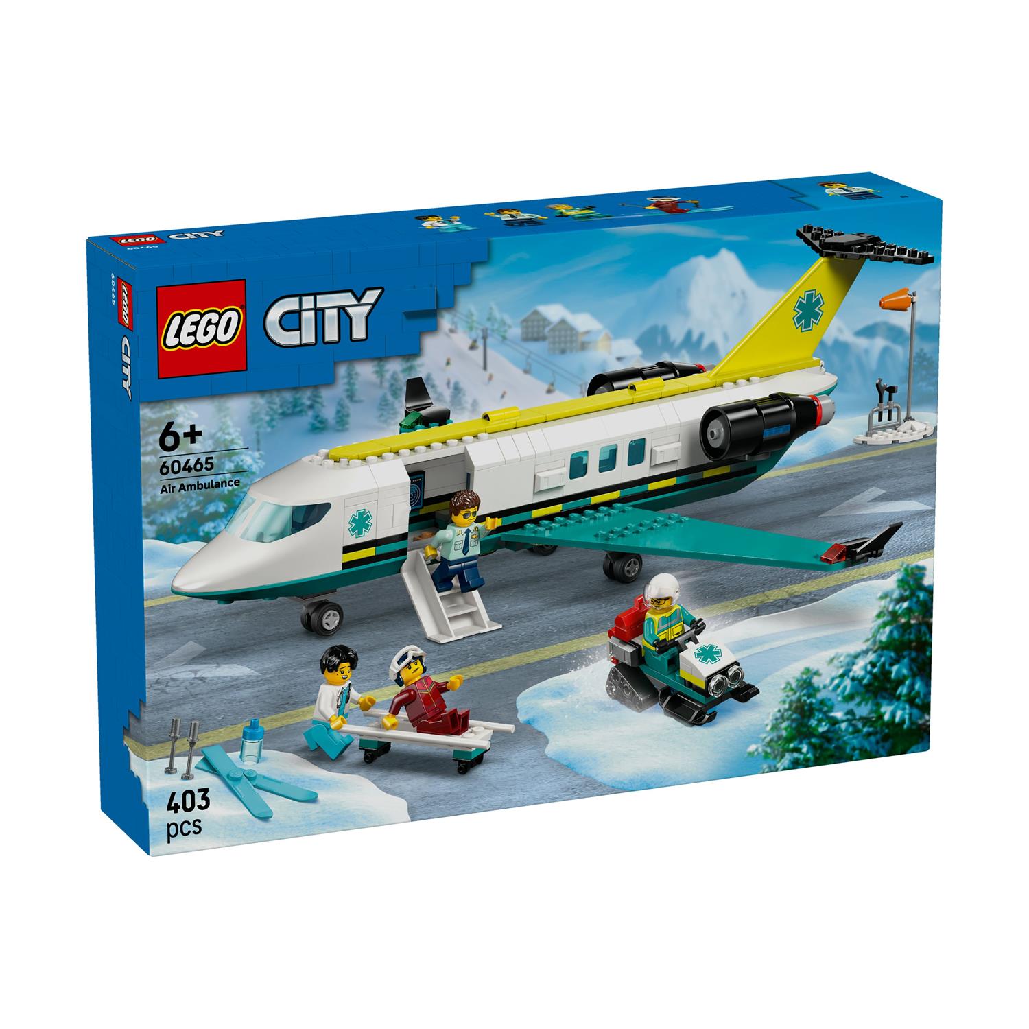 LEGO® City: Emergency Air Ambulance Plane (60465) - Sunday Habit