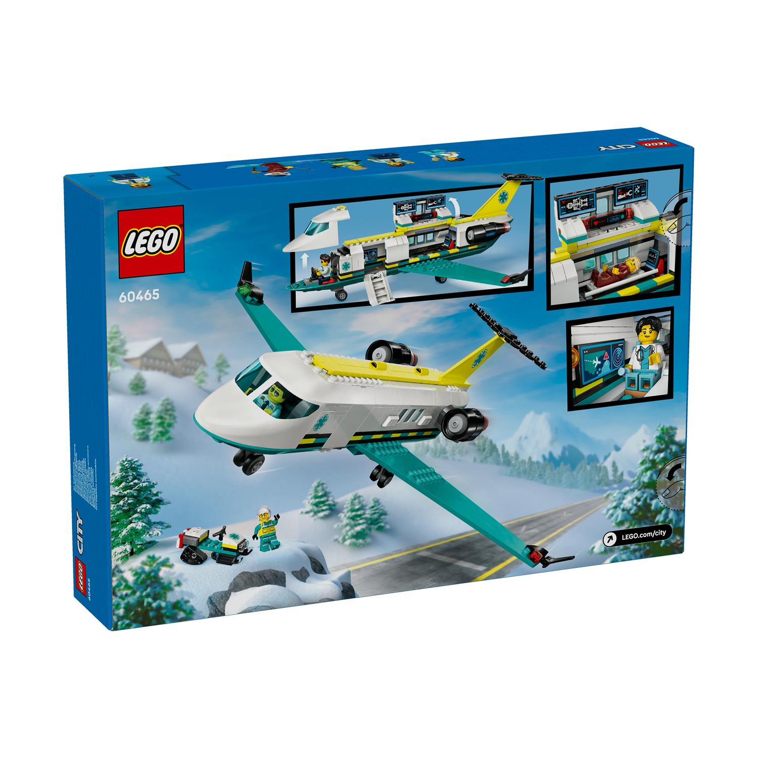 LEGO® City: Emergency Air Ambulance Plane (60465) - Sunday Habit