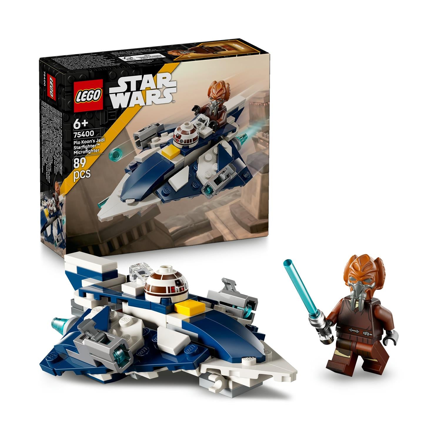 LEGO® Star Wars™: Plo Koon’s Jedi Starfighter™ Microfighter (75400)