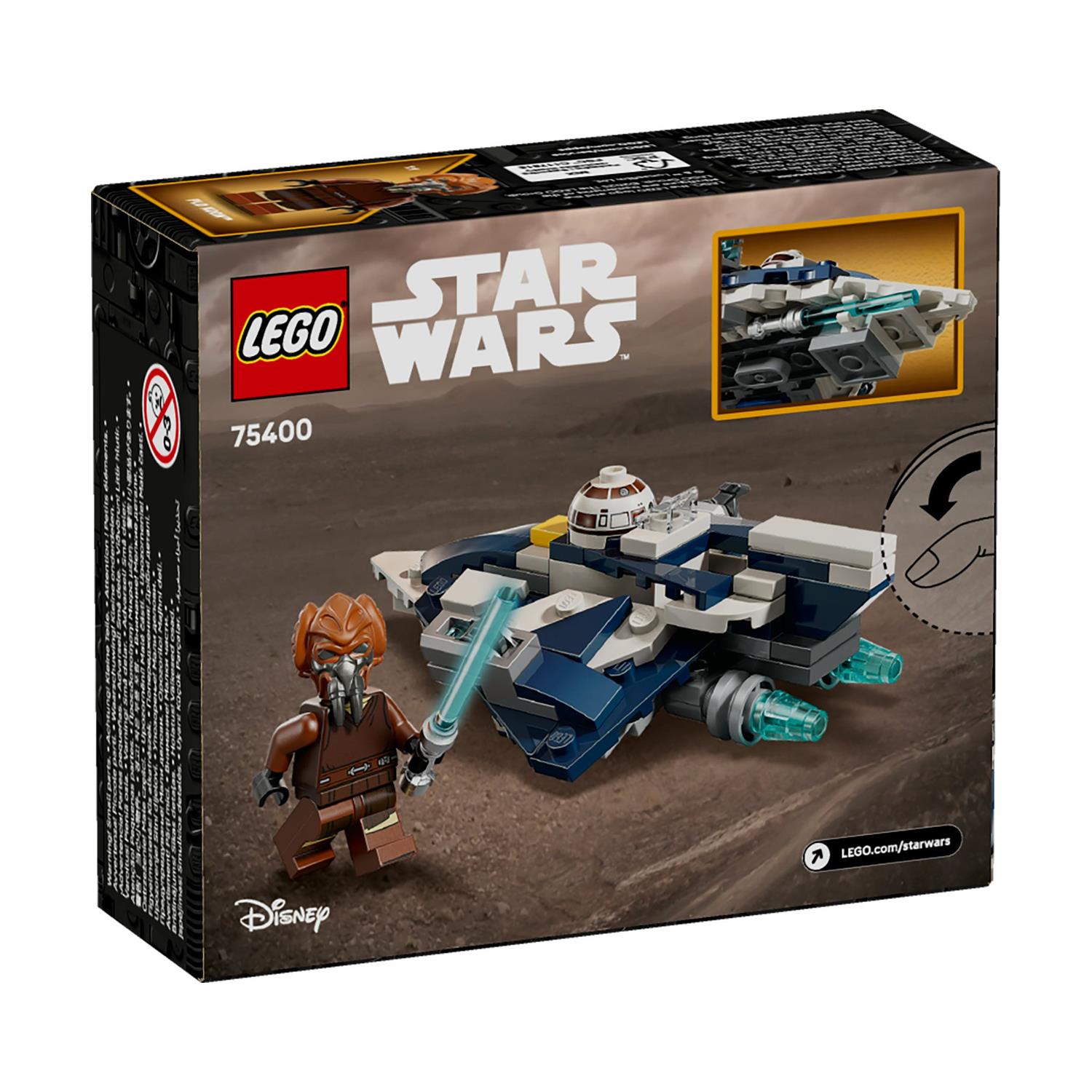 LEGO® Star Wars™: Plo Koon’s Jedi Starfighter™ Microfighter (75400)