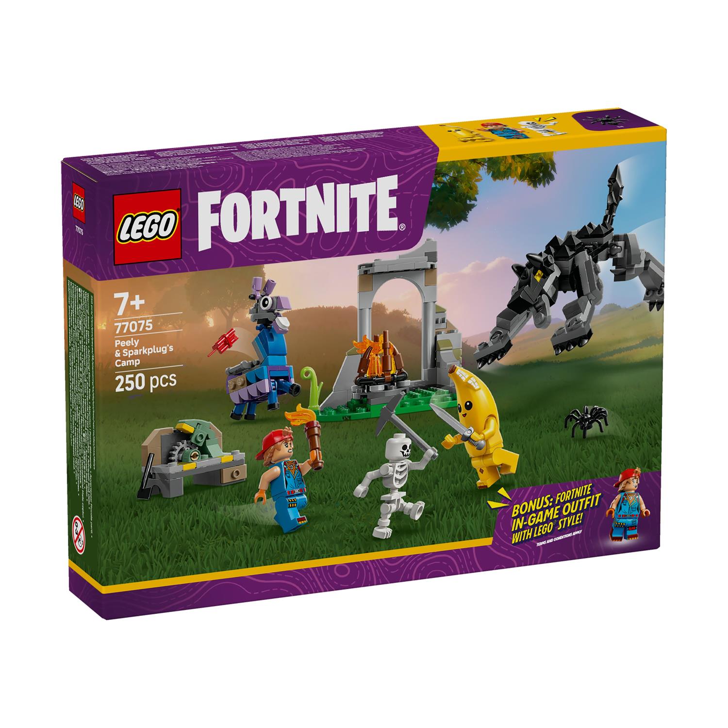 LEGO® Fortnite®: Peely & Sparkplug’s Camp (77075)