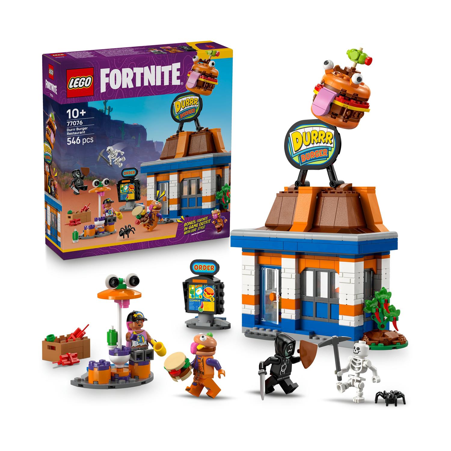 LEGO® Fortnite®: Durrr Burger Restaurant (77076) - Sunday Habit