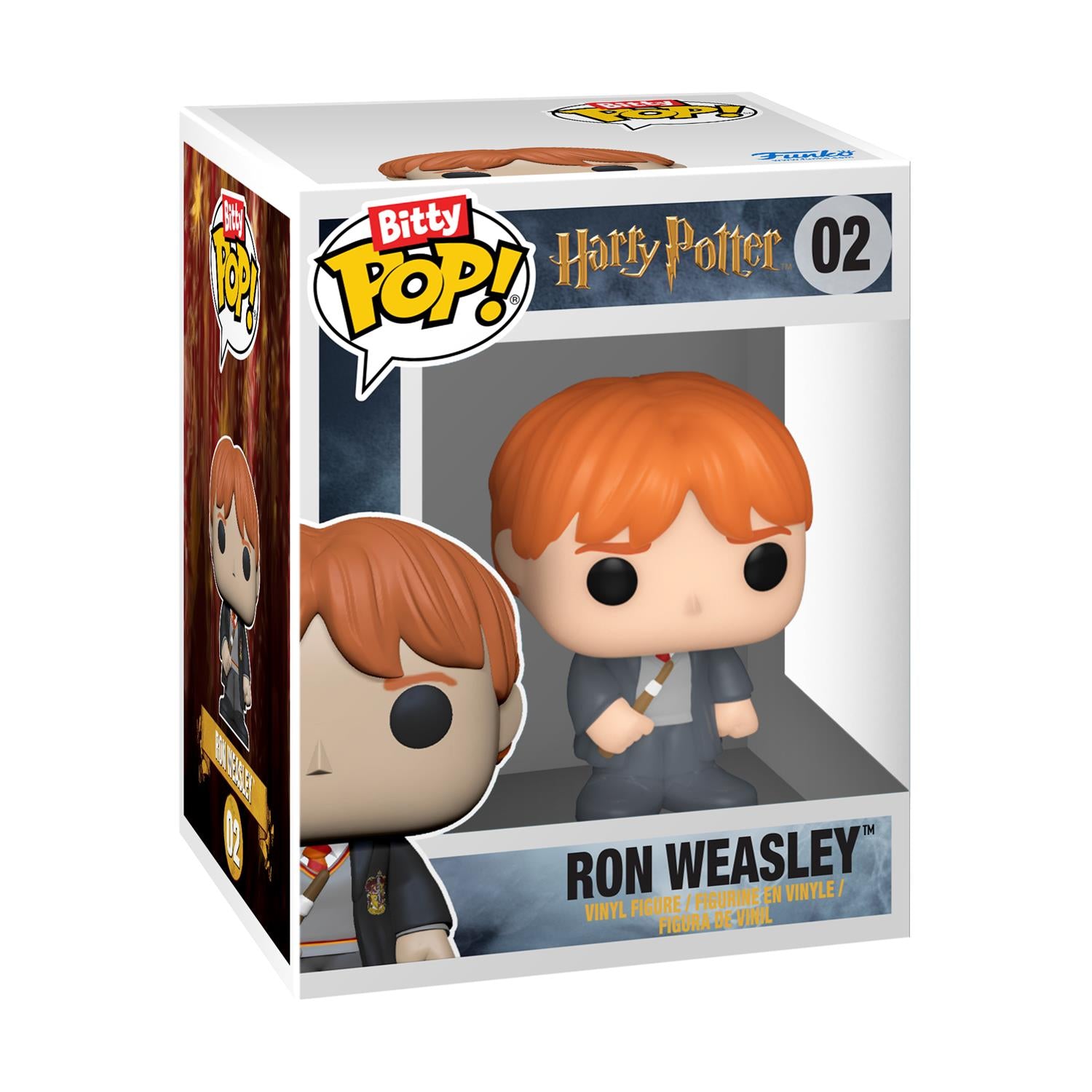 Funko Bitty Pop!: Harry Potter - Ron Weasley & Hermione Granger / Garrick Ollivander/Ollivanders Wand Shop / Harry Potter W/Hogwarts Express Starter Set
