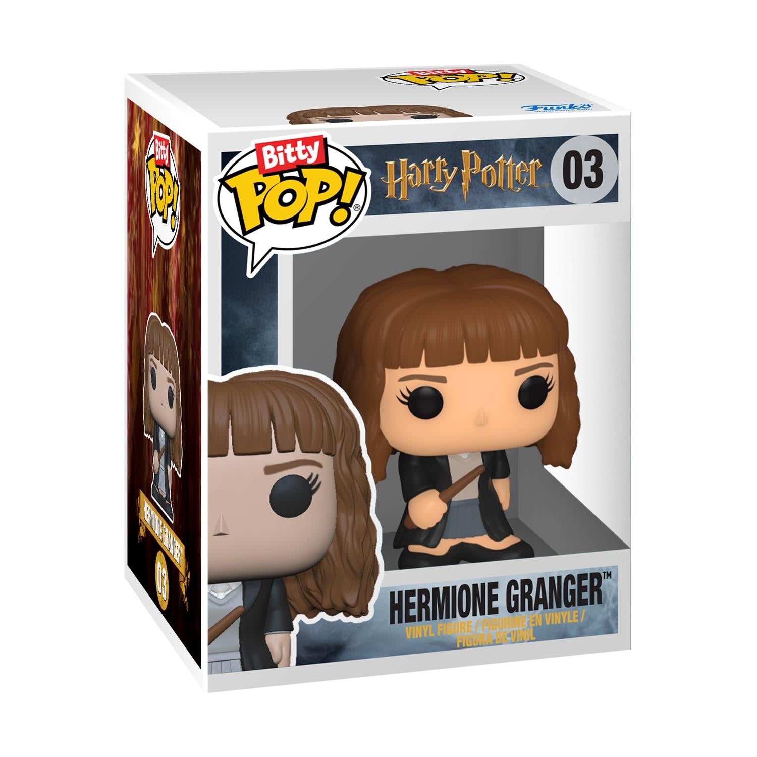 Funko Bitty Pop!: Harry Potter - Ron Weasley & Hermione Granger / Garrick Ollivander/Ollivanders Wand Shop / Harry Potter W/Hogwarts Express Starter Set
