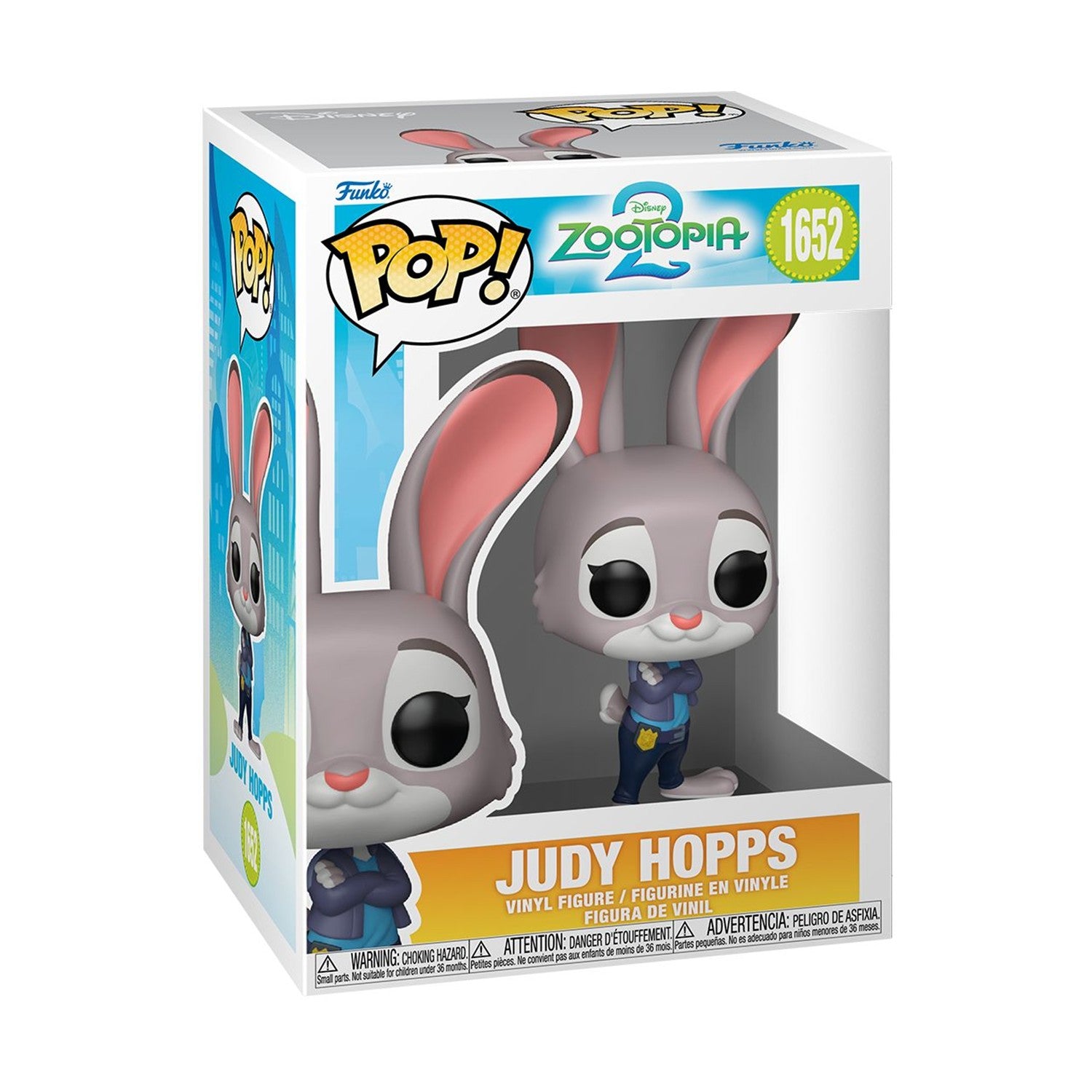 Funko  Pop! Disney: Zootopia 2 - Judy Hopps #1652 Vinyl Figure