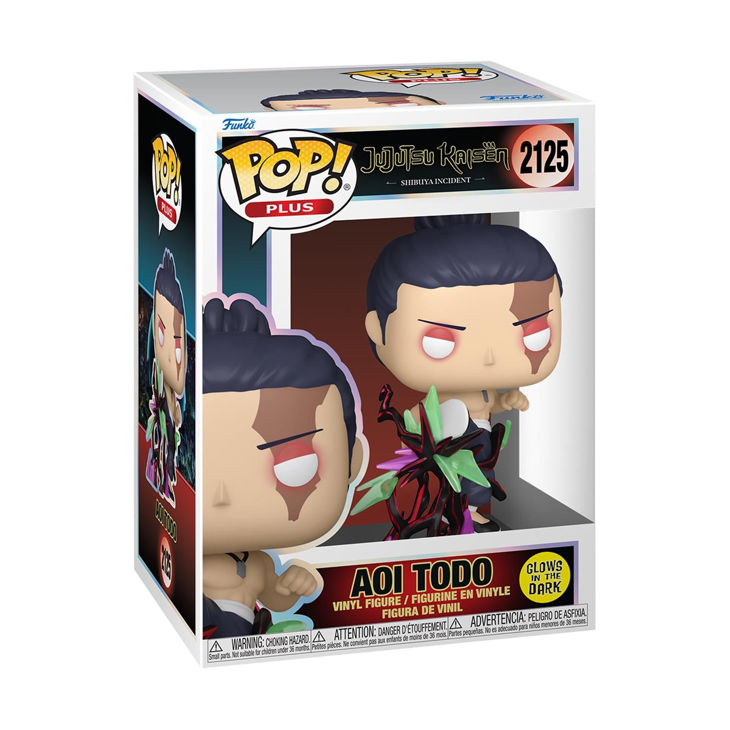 Funko Pop! Plus: Jujutsu Kaisen - Aoi Todo (Kick) (Glows in the Dark) #2125 Vinyl Figure
