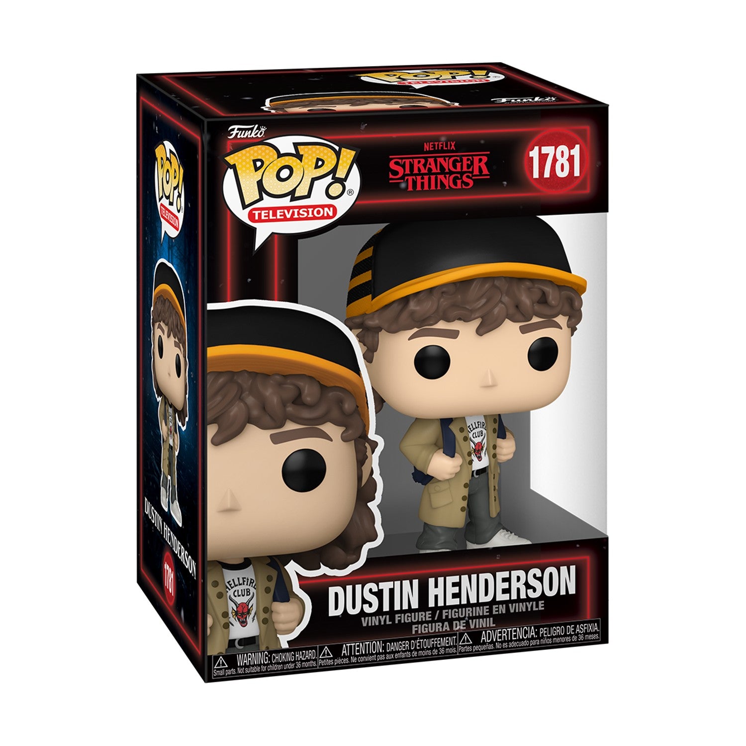 Funko Pop! Television: Stranger Things - Dustin Henderson #1781 Vinyl Figure