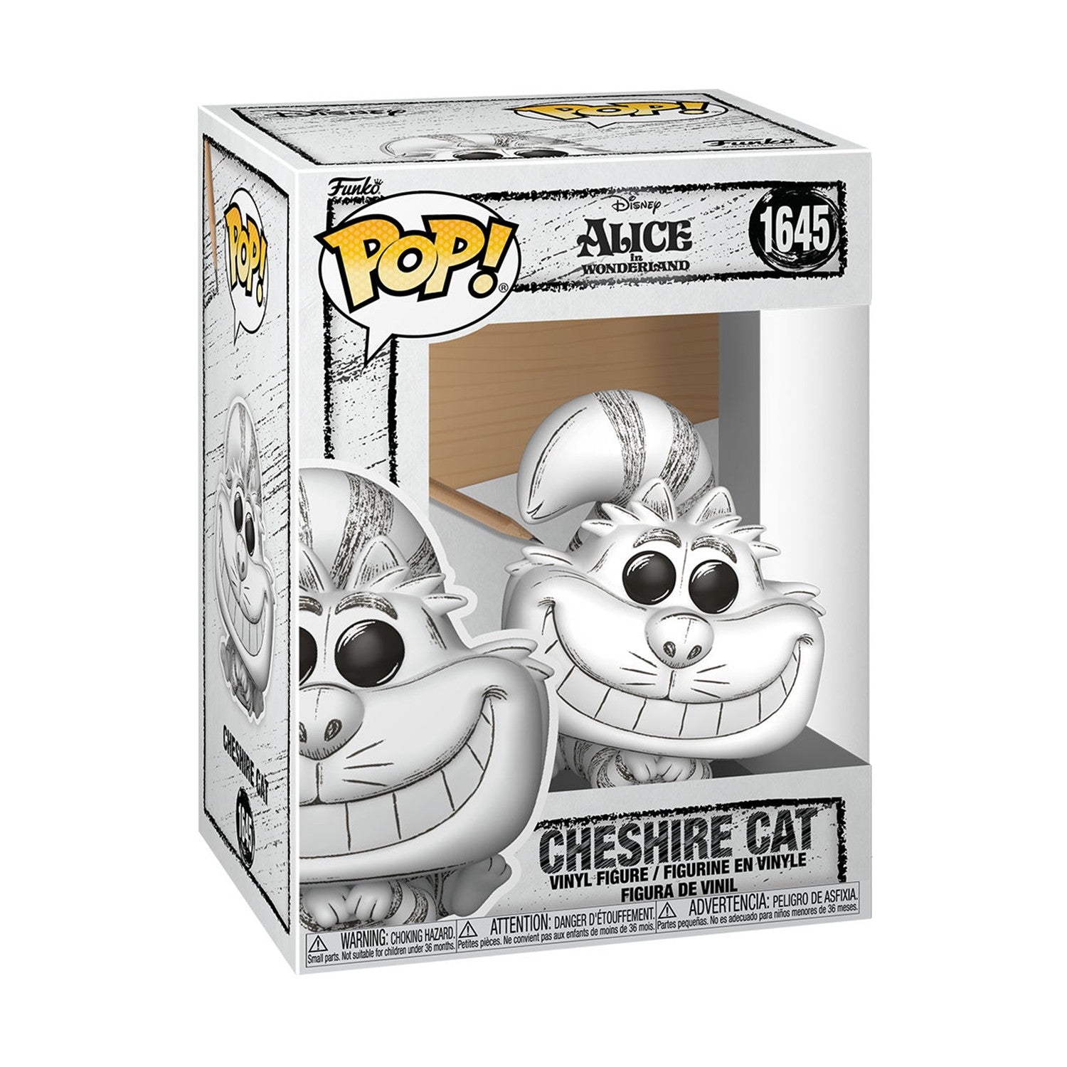 Funko Pop! Disney: Alice in Wonderland (Sketched)- Cheshire Cat #1645 Vinyl Figure