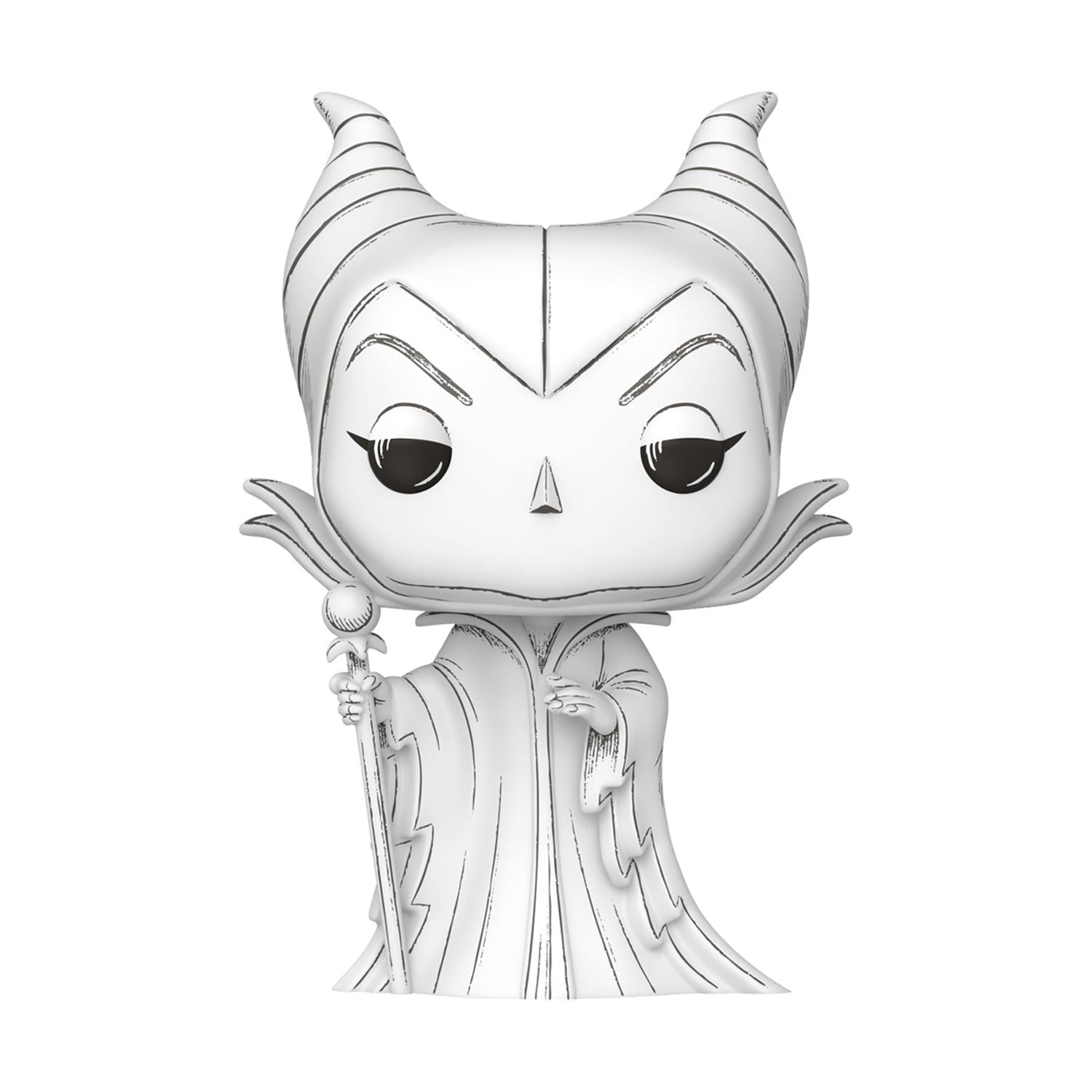 Funko Pop! Disney: Sleeping Beauty (Sketched) - Maleficent #1648 Vinyl Figure - Sunday Habit
