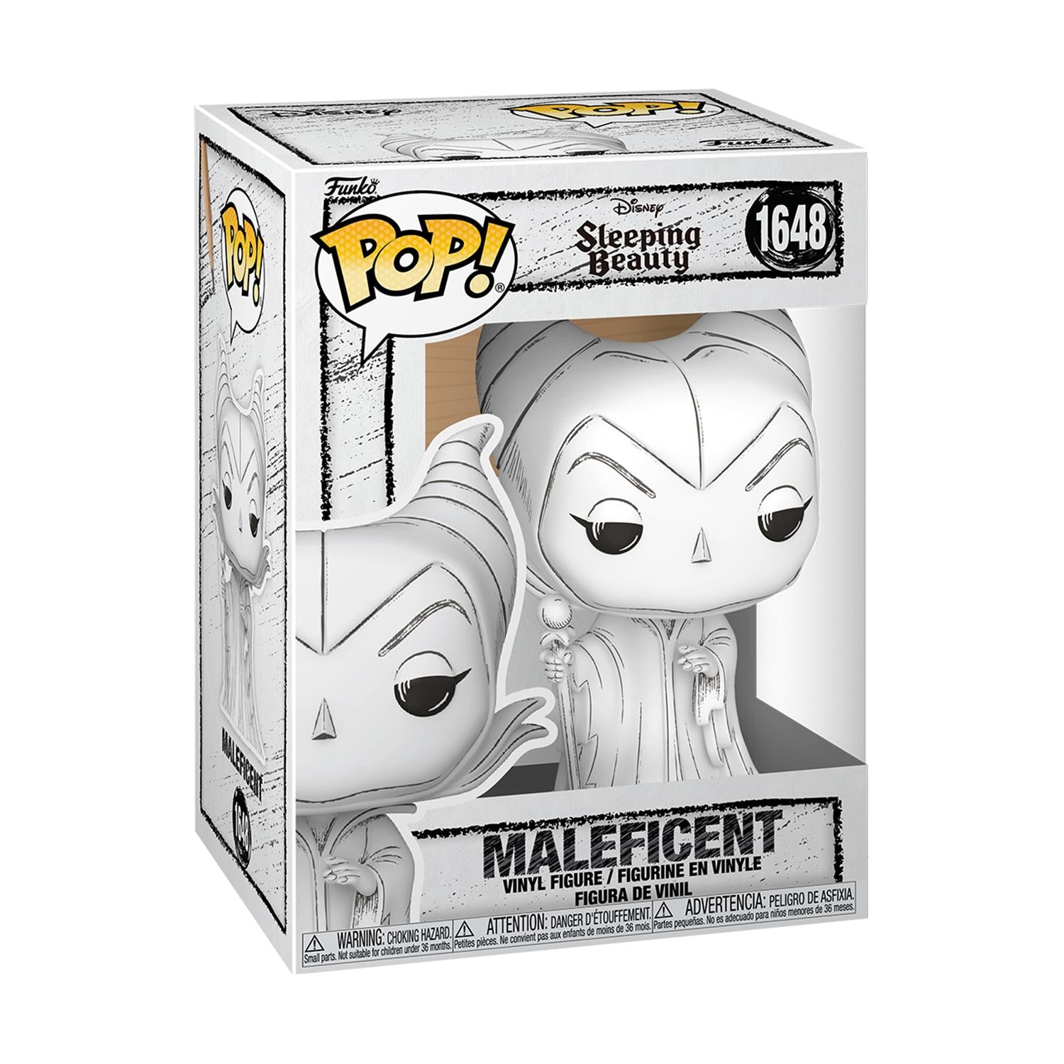 Funko Pop! Disney: Sleeping Beauty (Sketched) - Maleficent #1648 Vinyl Figure - Sunday Habit