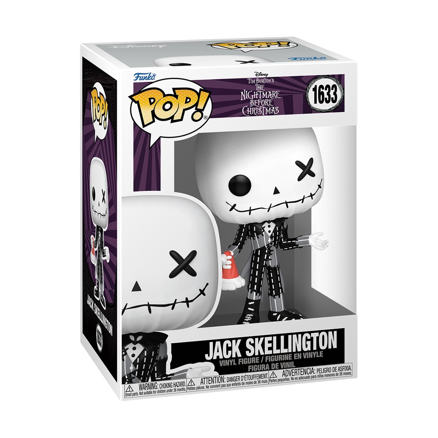 Funko Pop! Disney: The Nightmare Before Christmas (Patchwork) - Jack Skellington #1633 Vinyl Figure