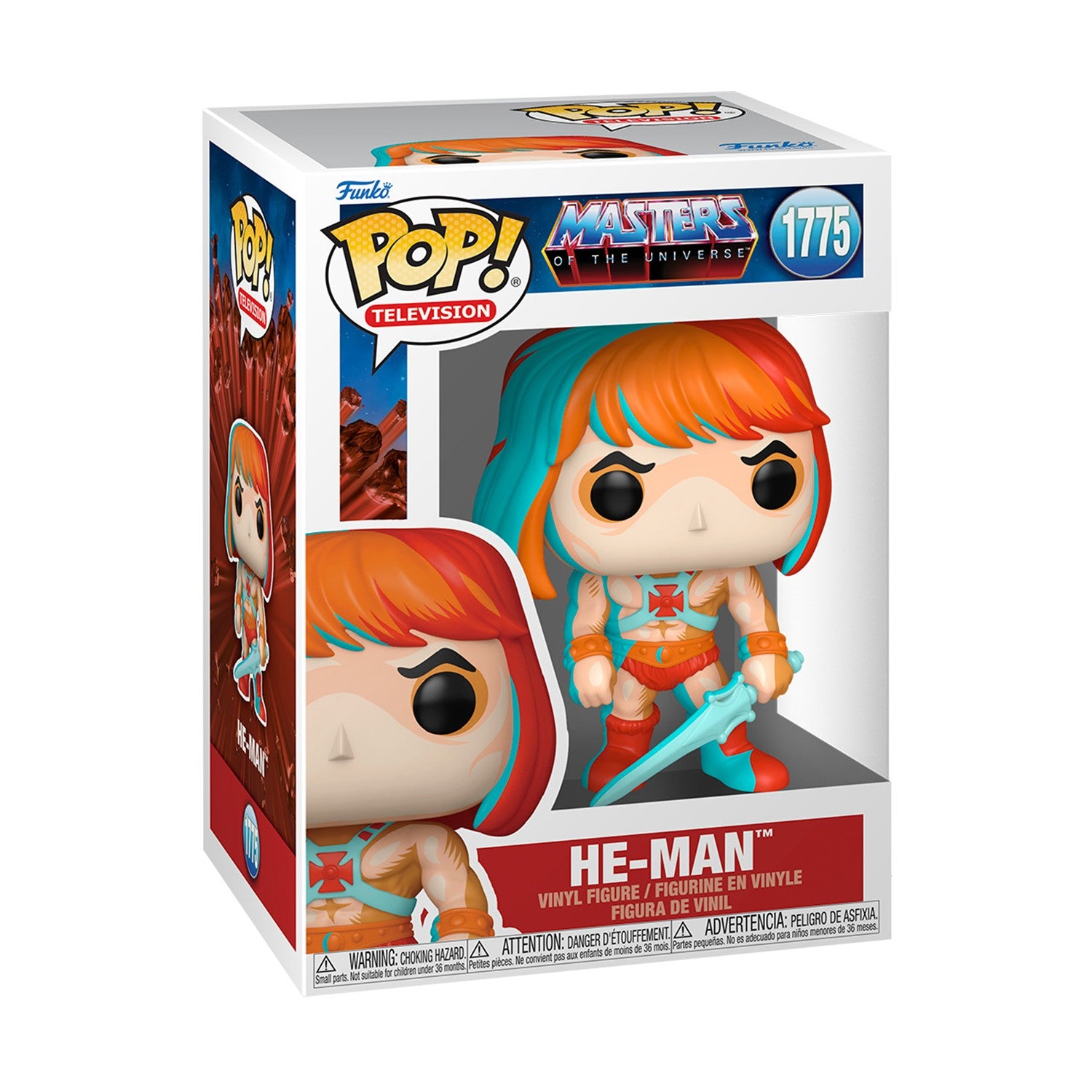 Funko Pop! Television: Masters of The Universe - He-Man #1775 Vinyl Figure - Sunday Habit