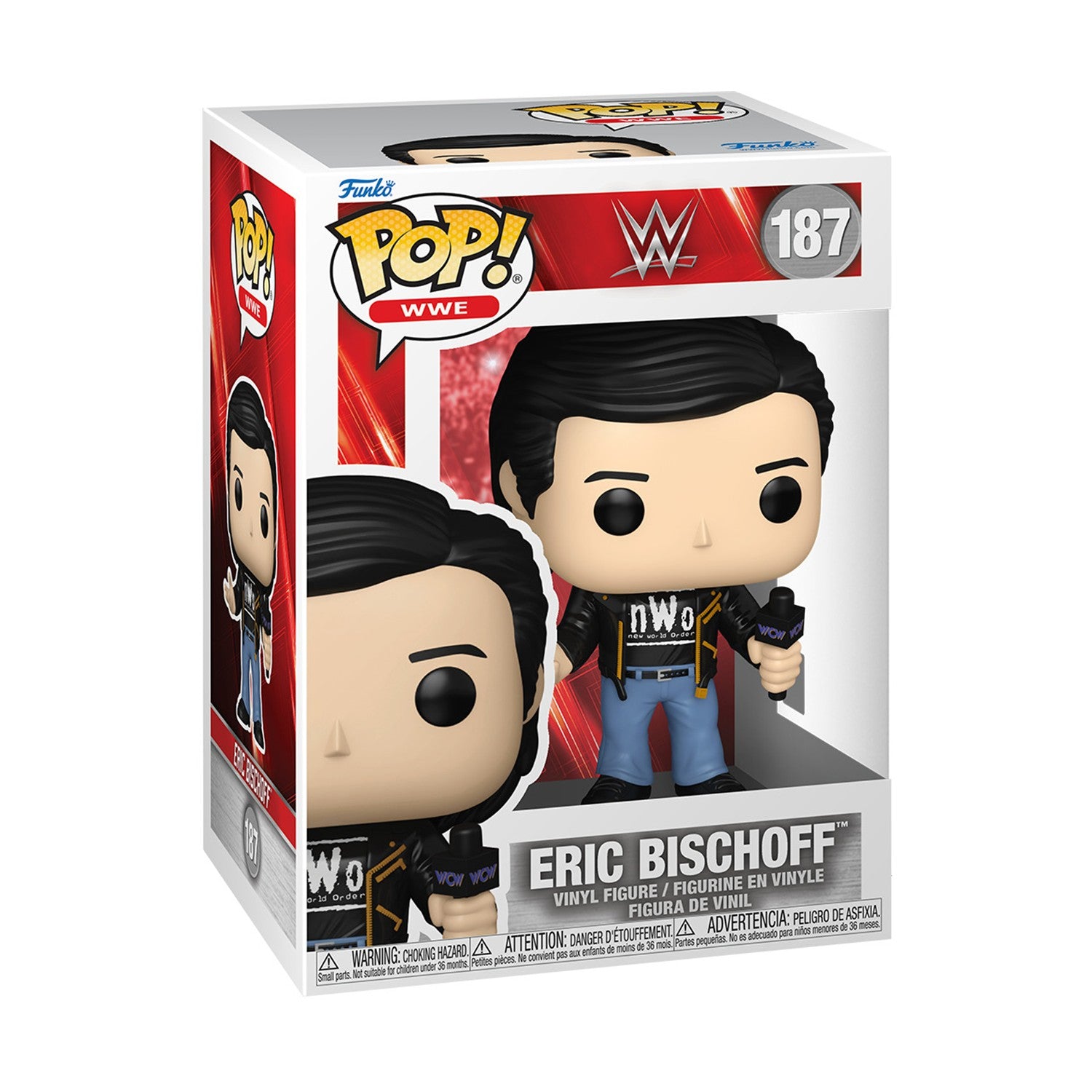 Funko Pop! WWE: World Wrestling Entertainment - Eric Bischoff (nWo) #187 Vinyl Figure - Sunday Habit