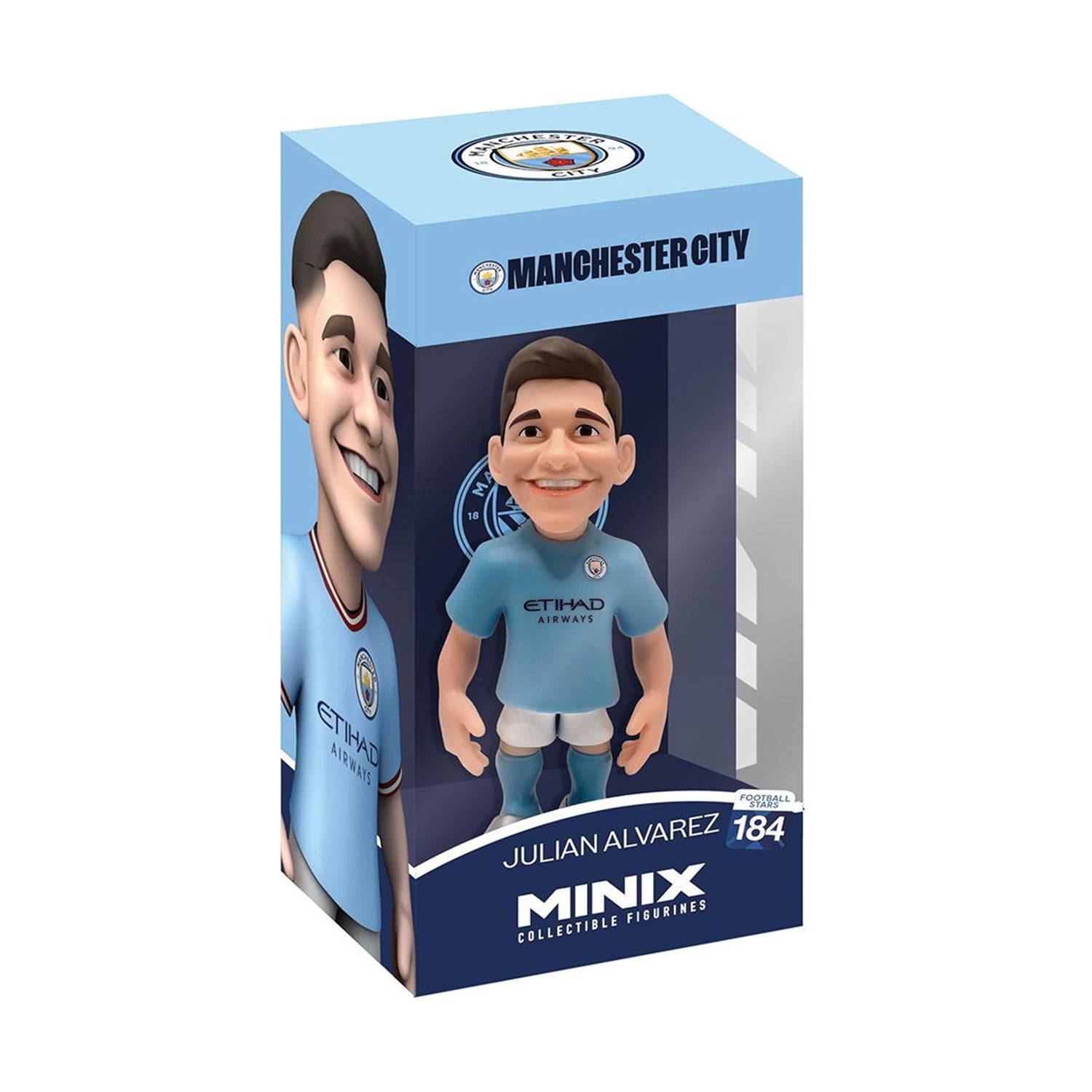 Minix Collectible Figurines: Football Stars - Man. City Julian Alvarez Figure 12 cm (MNXE0000)