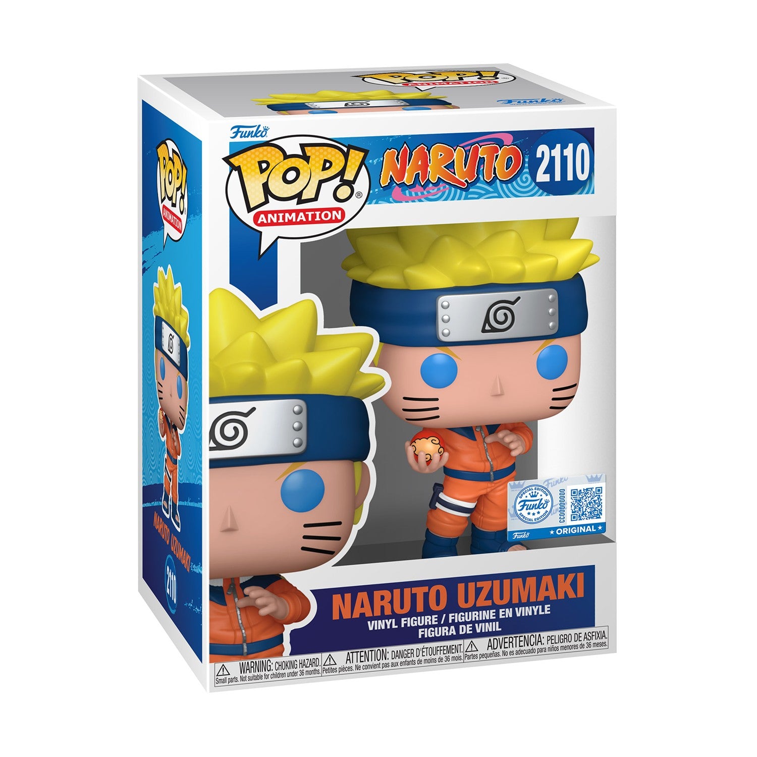 Funko Pop! Animation: Naruto - Naruto Uzumaki (with Water Balloon) (Special Edition) #2110 Vinyl Figure - Sunday Habit