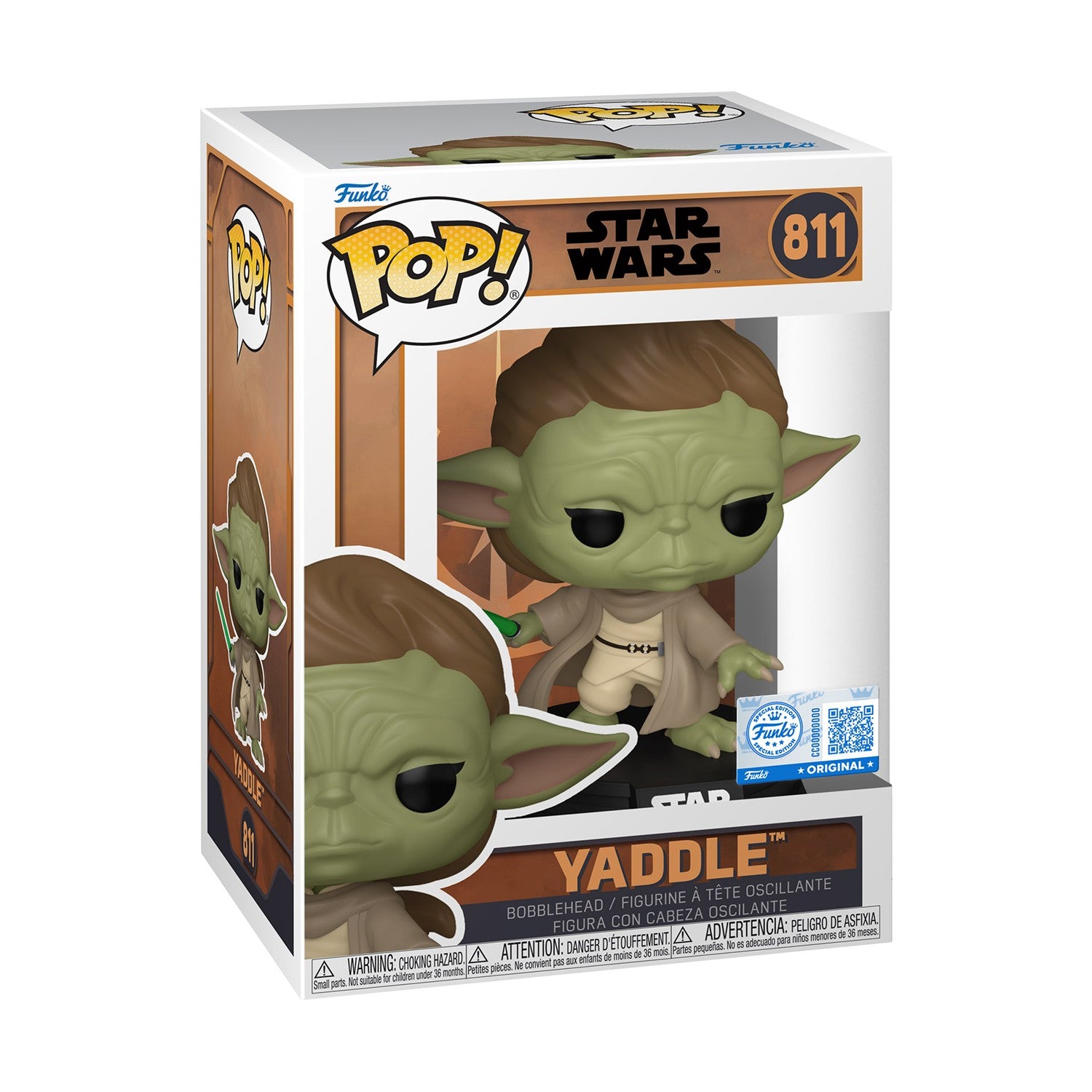 Funko Pop! Disney Star Wars: Tales of the Jedi - Yaddle (Special Edition) #811 Bobble-Head Vinyl Figure - Sunday Habit
