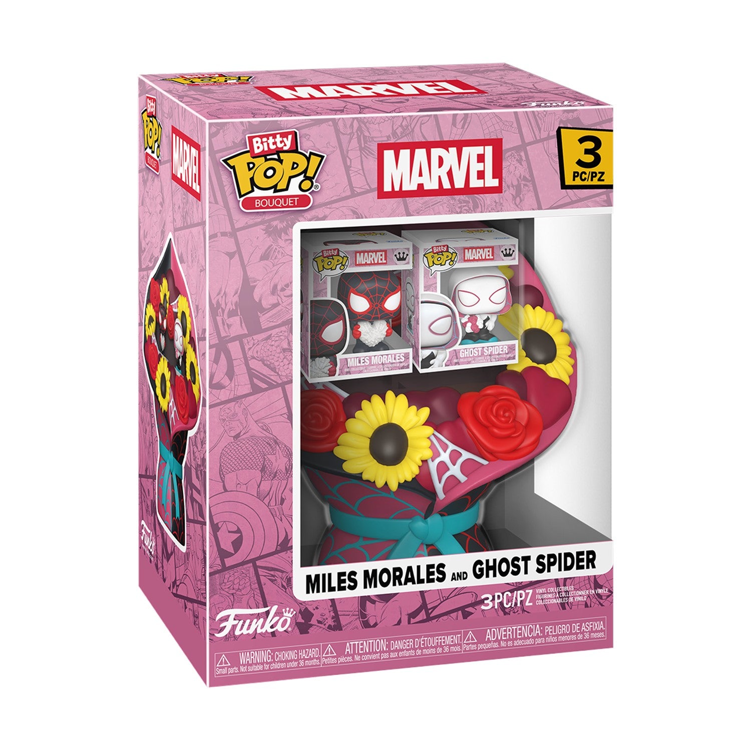 Funko Bitty Pop! Bouquet: Marvel - Miles Morales and Ghost Spider Vinyl Figures