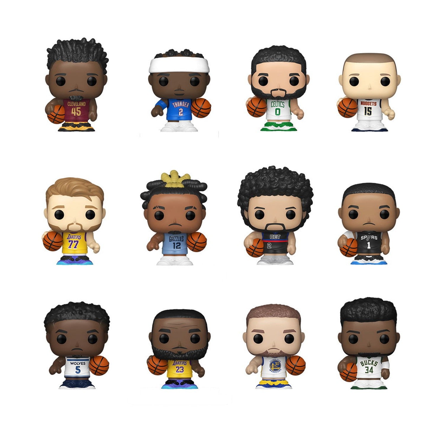 Funko Bitty Pop! Singles: NBA Vinyl Figures (Blind Bag/Random) - Sunday Habit