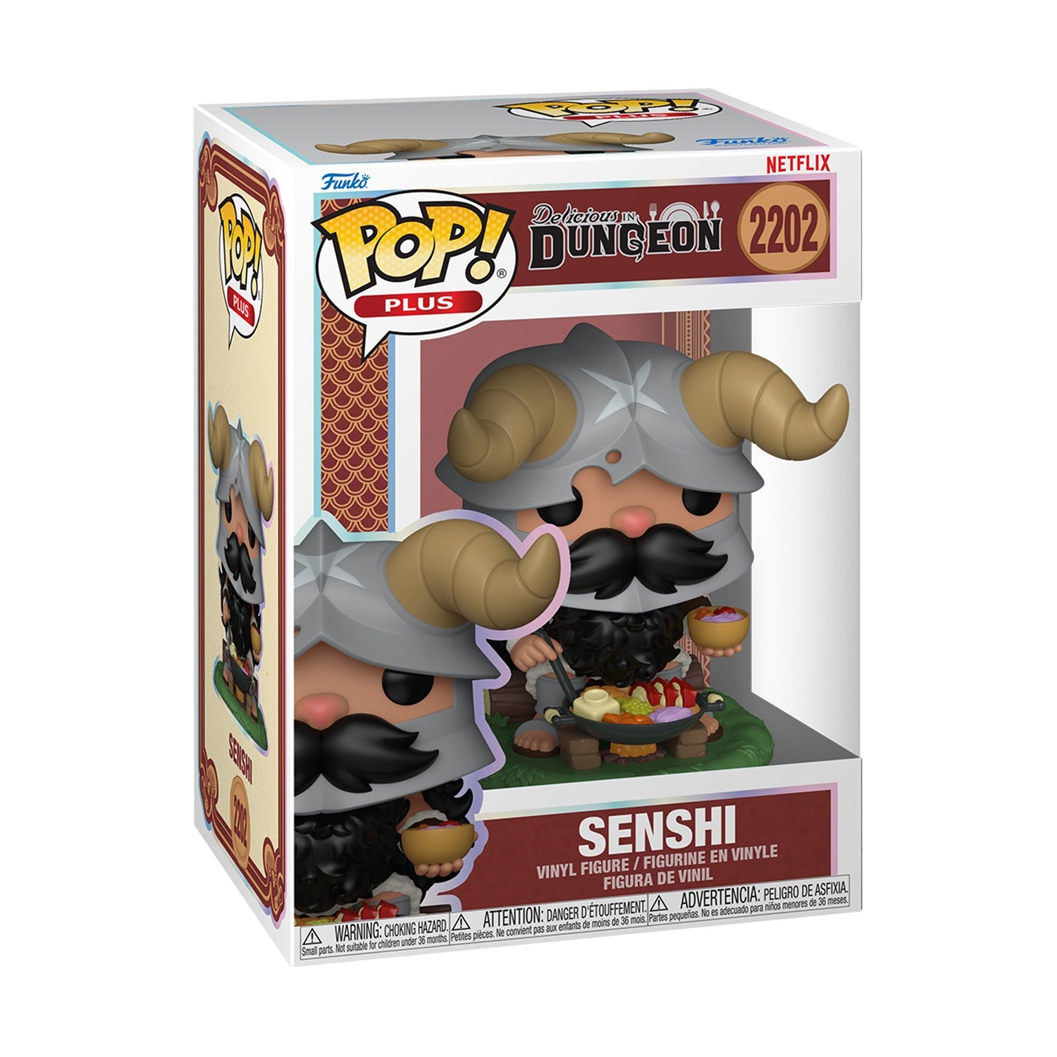 Funko Pop! Plus: Delicious In Dungeon - Senshi #2202 Vinyl Figure - Sunday Habit