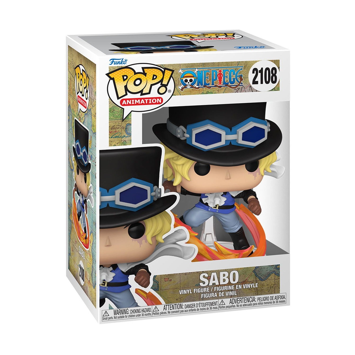 Funko Pop! Animation: One Piece - Sabo #2108 Vinyl Figure - Sunday Habit