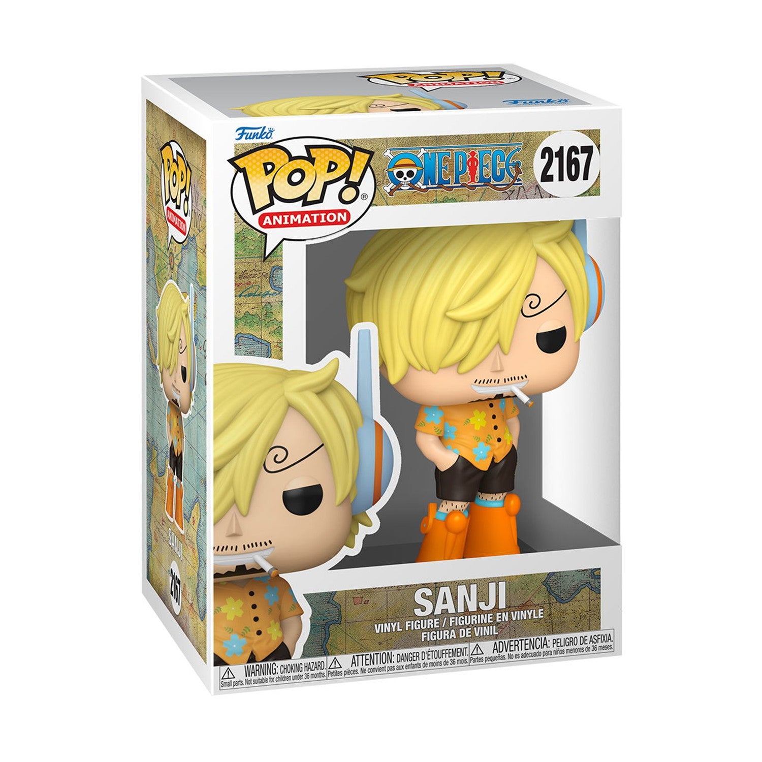 Funko Pop! Animation: One Piece - Sanji #2167 Vinyl Figure - Sunday Habit