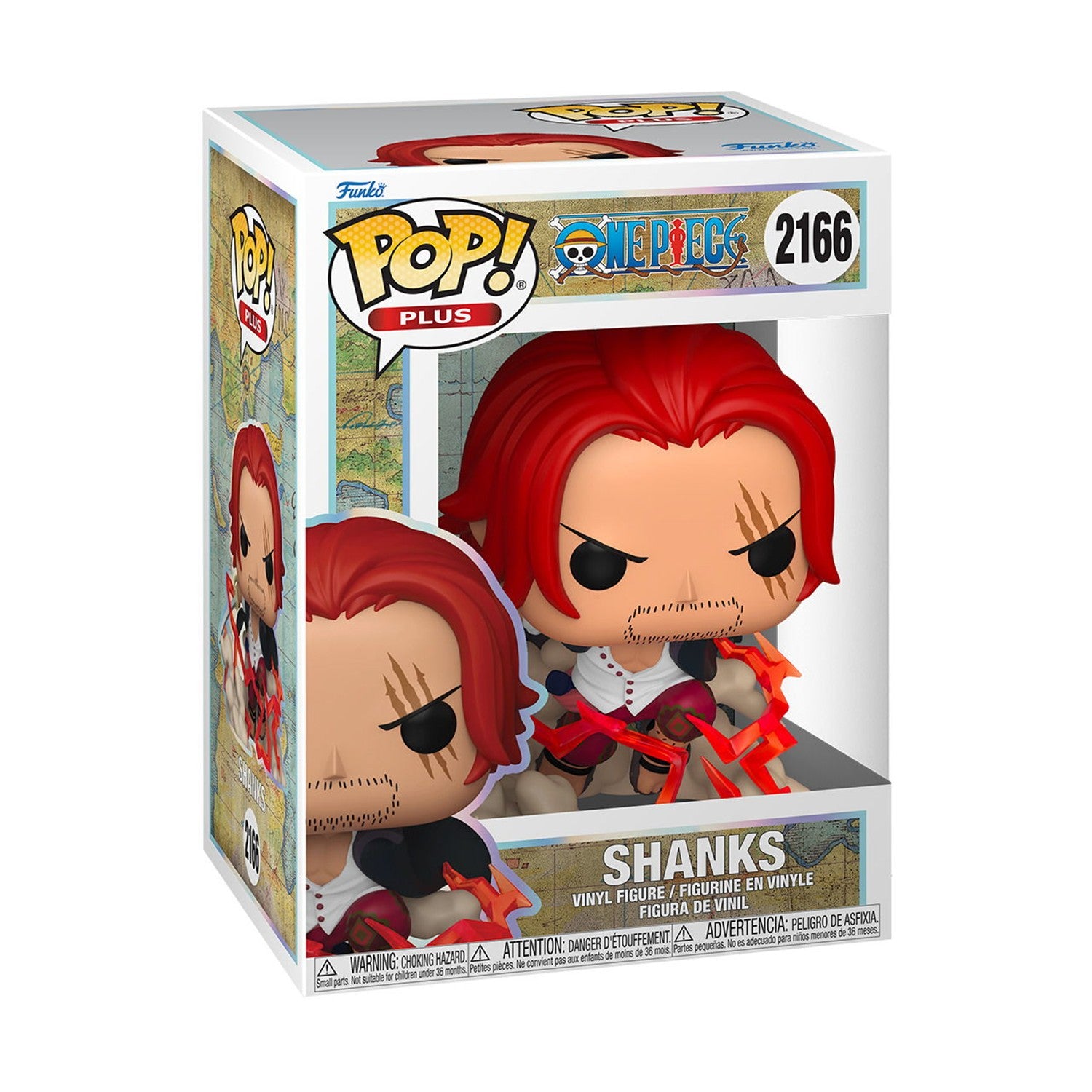 Funko Pop! Plus: One Piece - Shanks #2166 Vinyl Figure - Sunday Habit