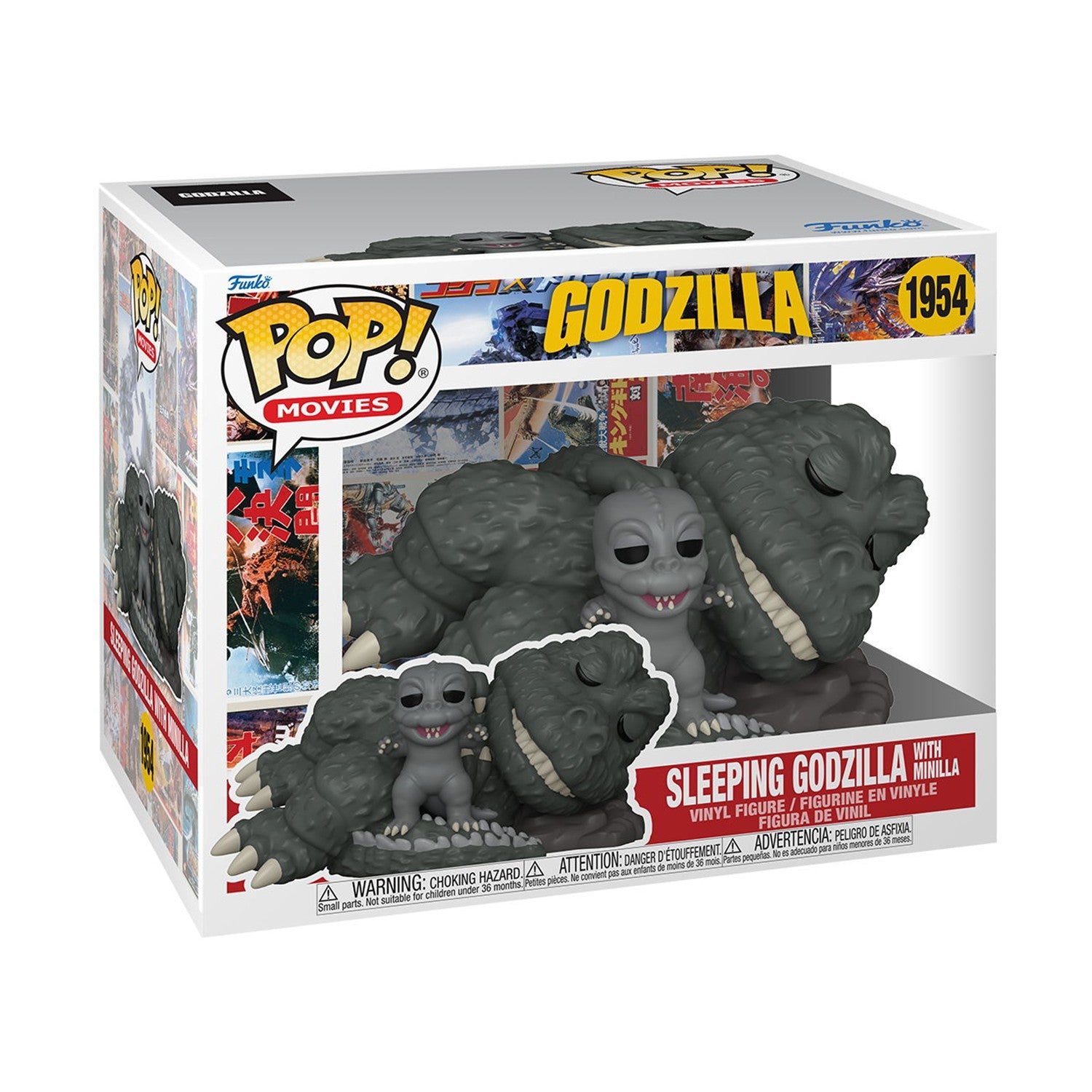 Funko Pop! Movies: Super Godzilla Sleeping - Sleeping Godzilla with Minilla #1954 Vinyl Figure (6")